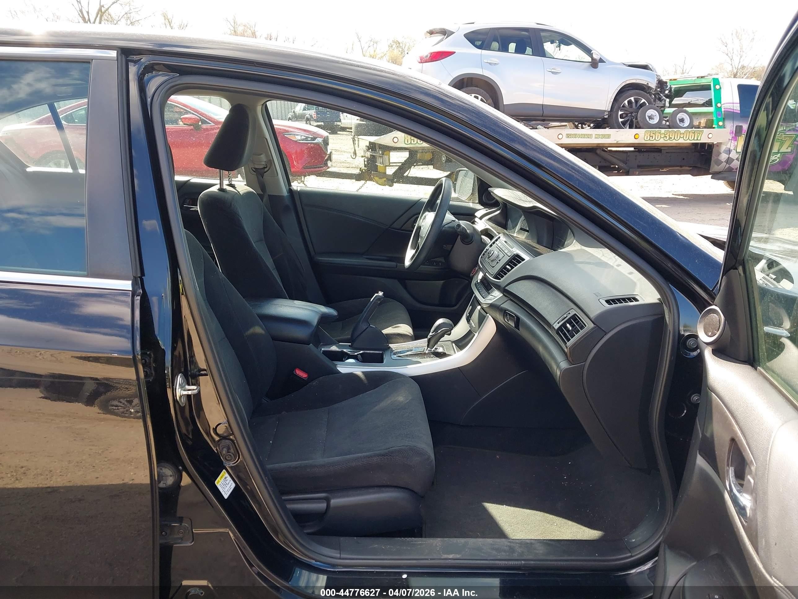 2015 Honda Accord Ex Black vin: 1HGCR2F79FA082561