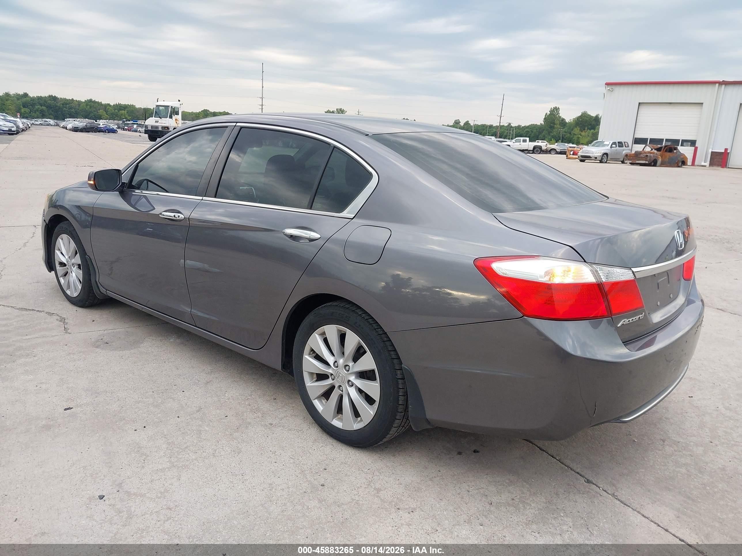 2015 Honda Accord Ex Gray vin: 1HGCR2F79FA146078