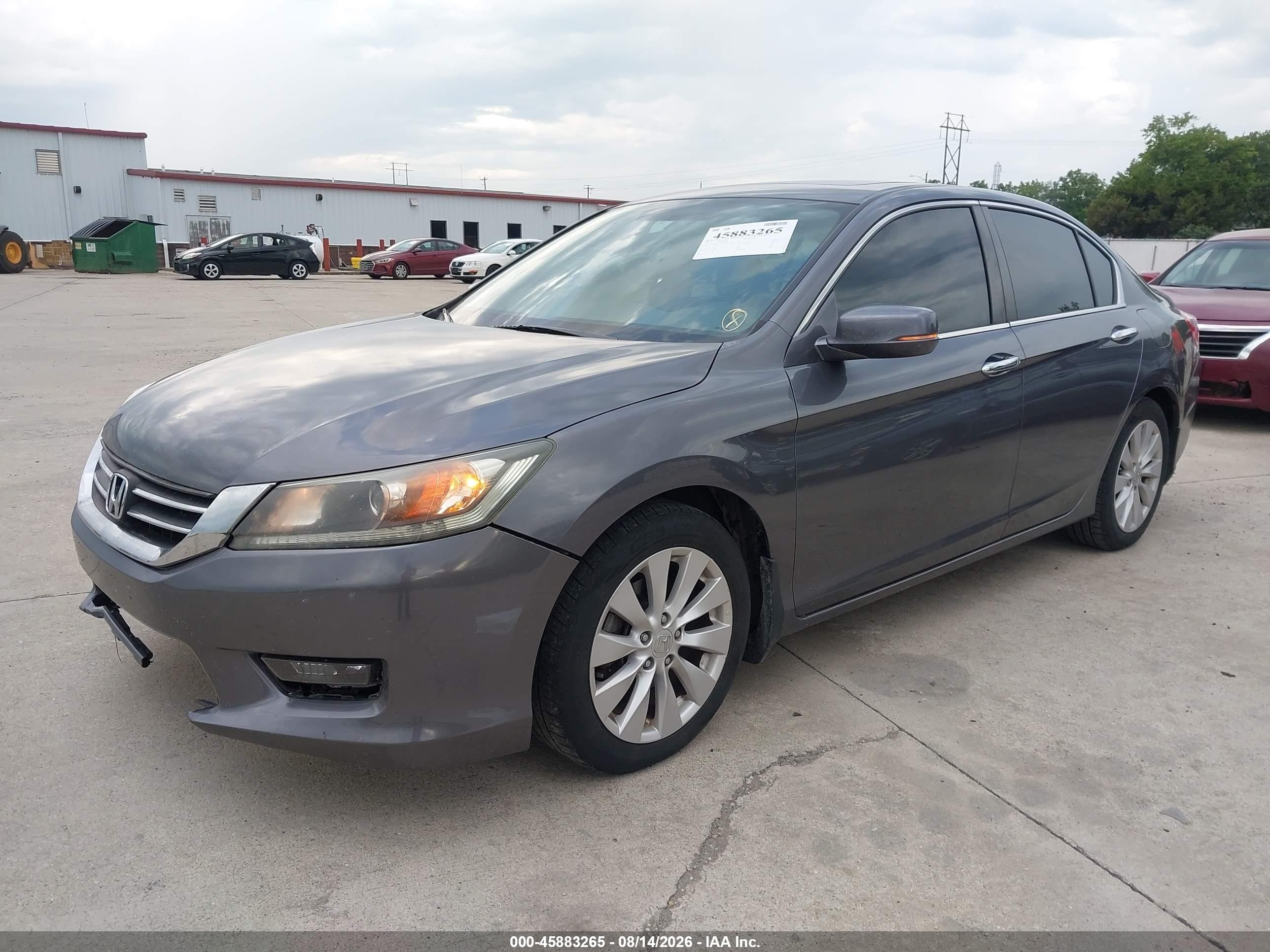 2015 Honda Accord Ex Gray vin: 1HGCR2F79FA146078