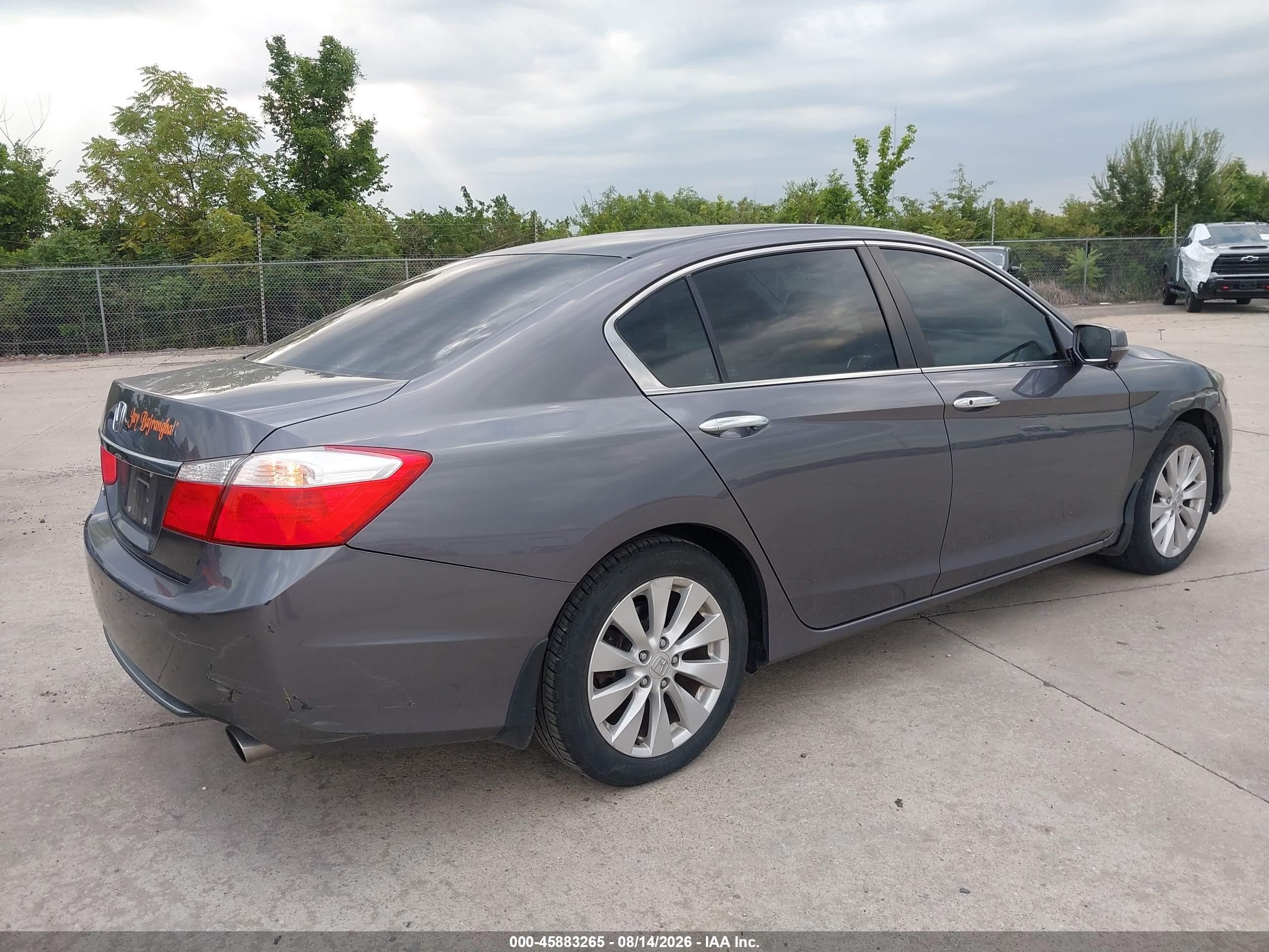 2015 Honda Accord Ex Gray vin: 1HGCR2F79FA146078
