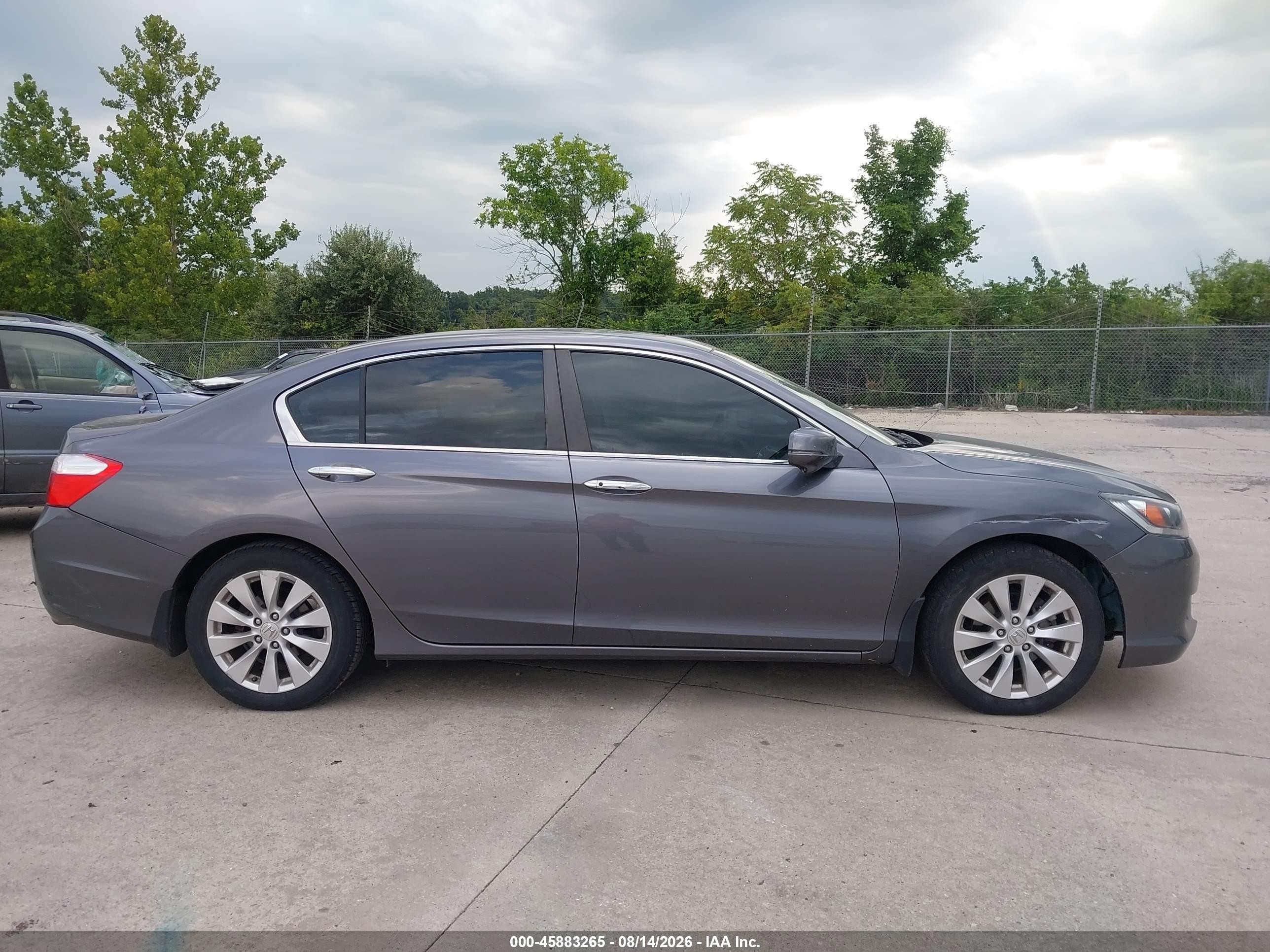 2015 Honda Accord Ex Gray vin: 1HGCR2F79FA146078