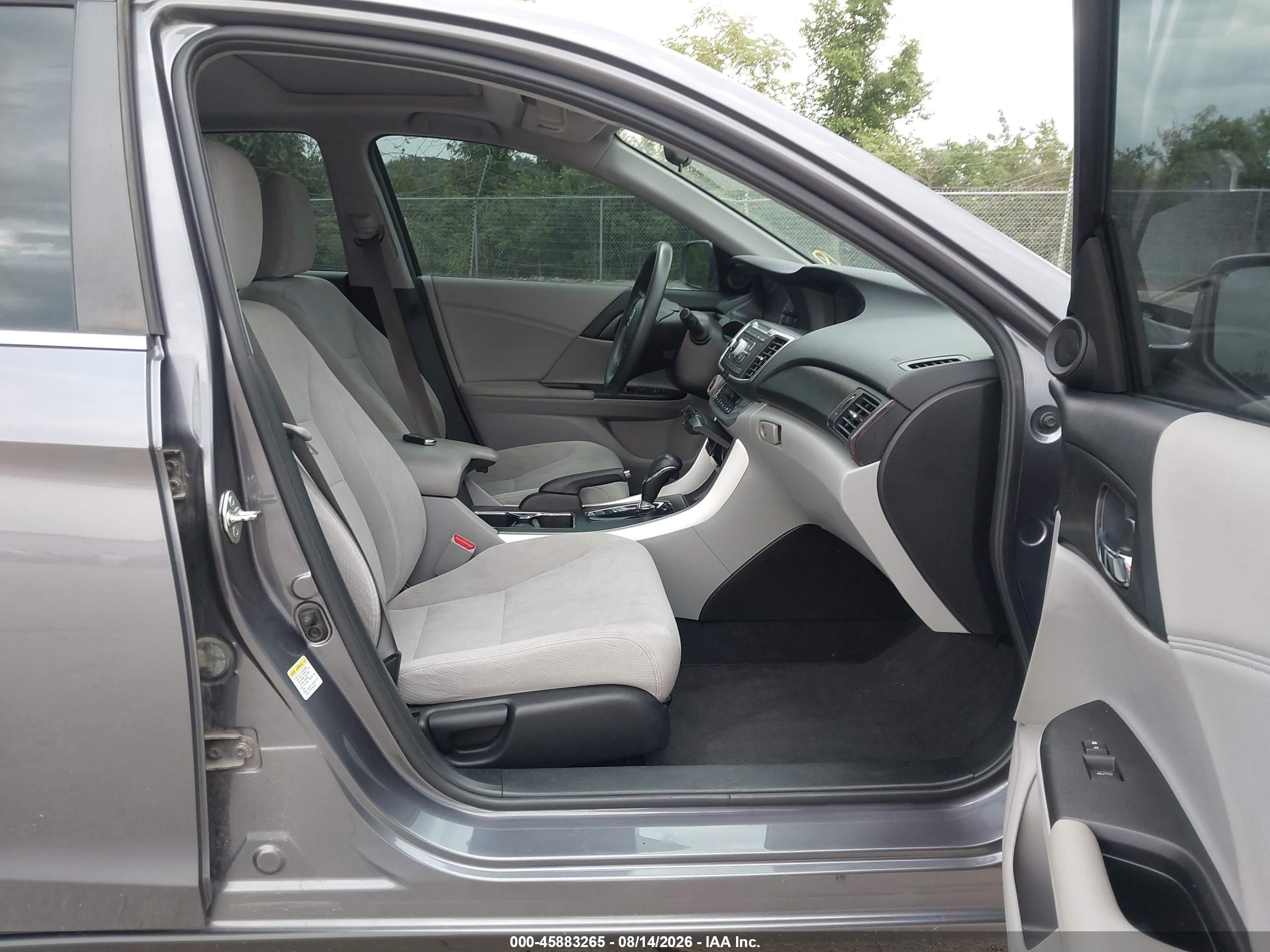 2015 Honda Accord Ex Gray vin: 1HGCR2F79FA146078