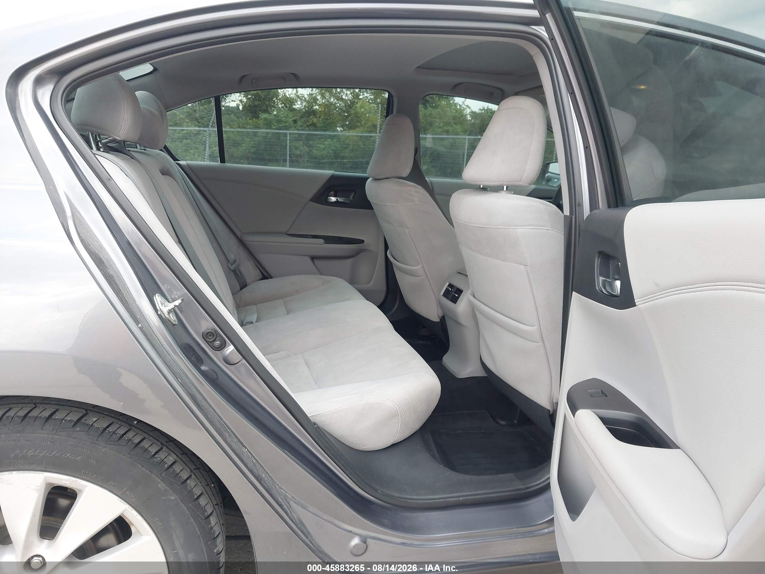 2015 Honda Accord Ex Gray vin: 1HGCR2F79FA146078