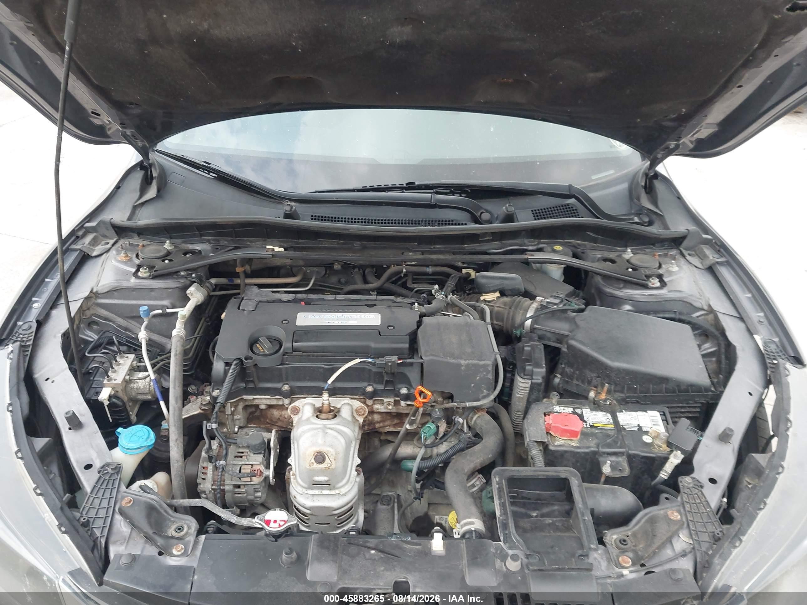 2015 Honda Accord Ex Gray vin: 1HGCR2F79FA146078