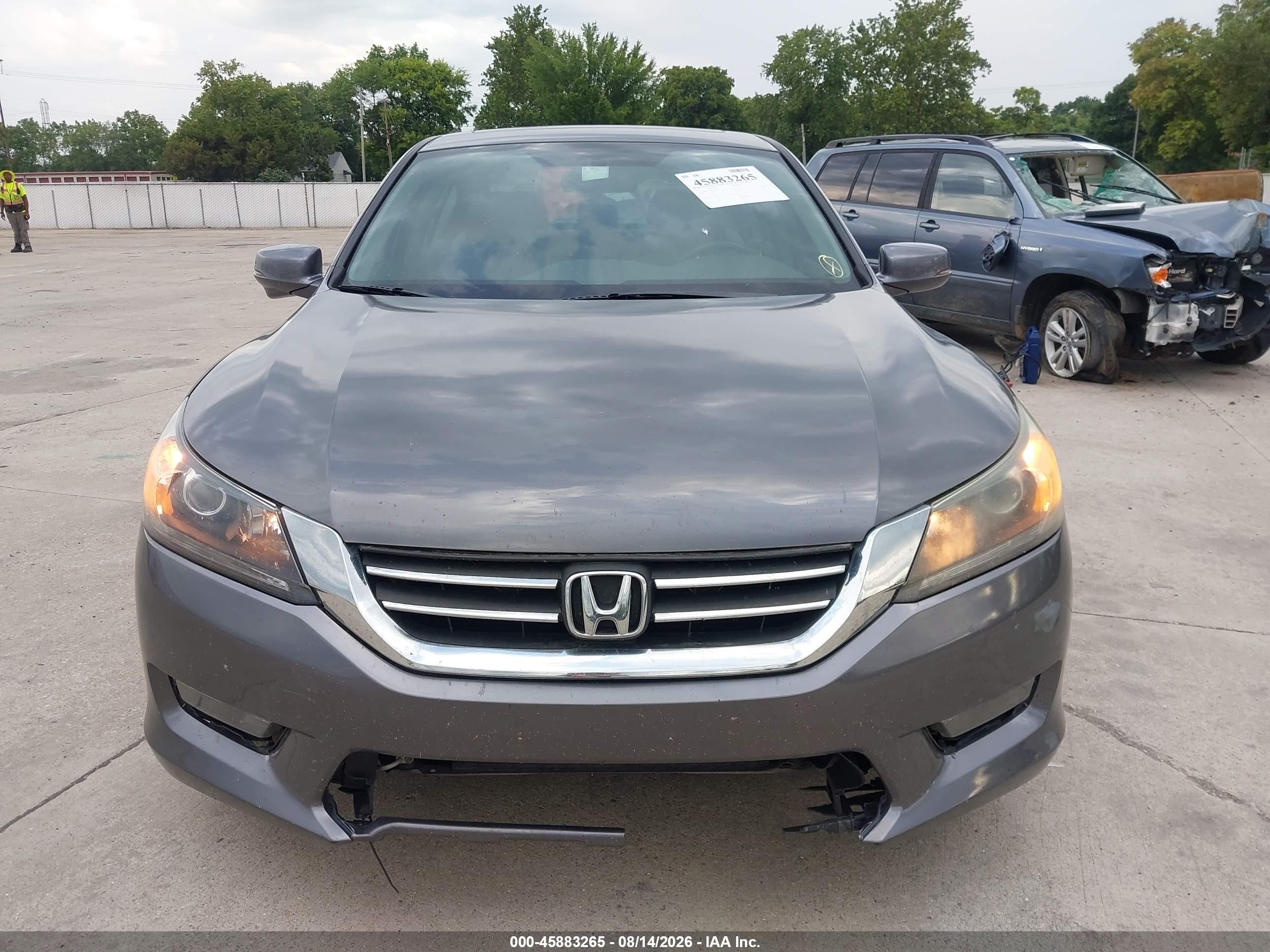 2015 Honda Accord Ex Gray vin: 1HGCR2F79FA146078