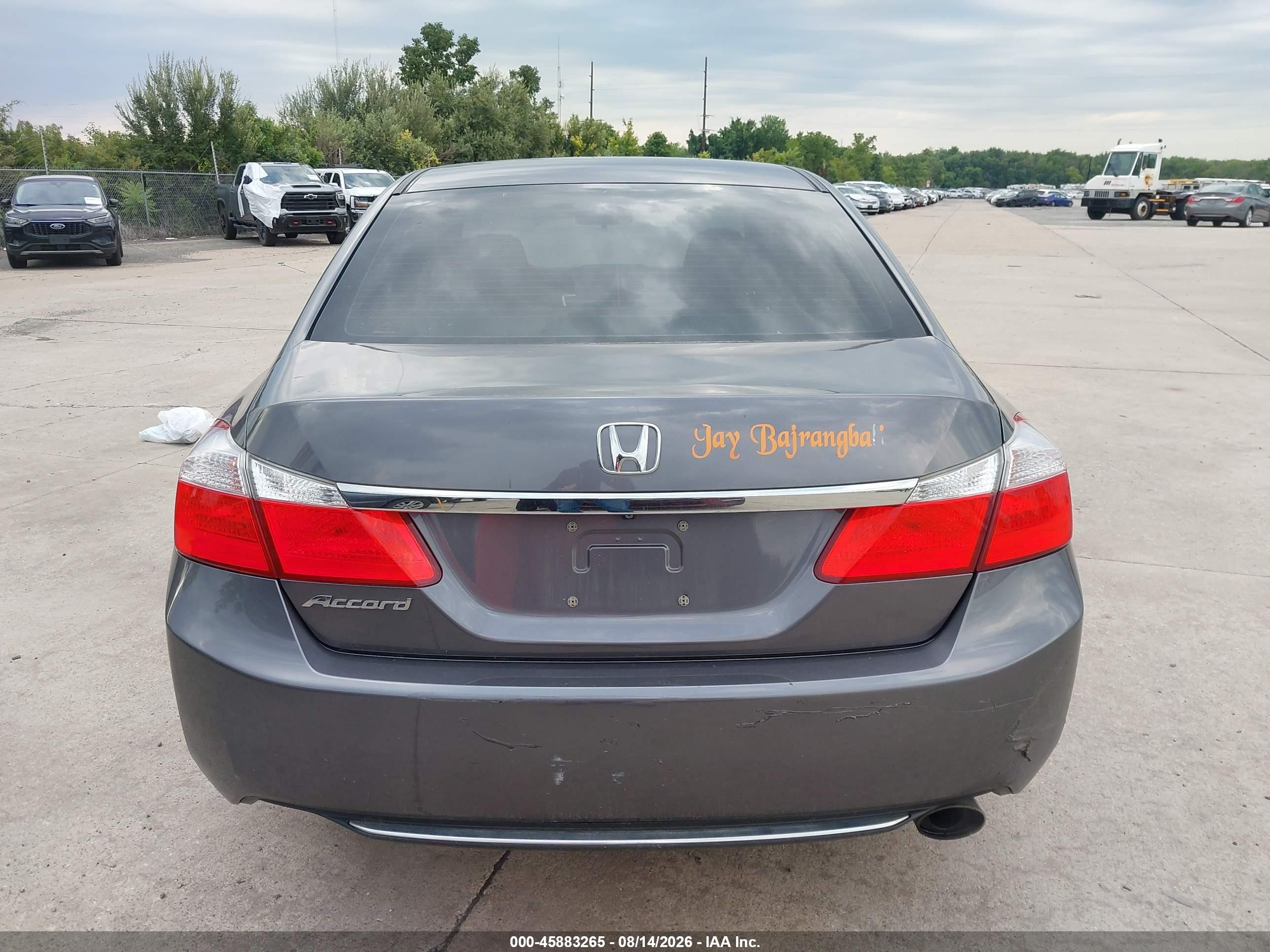 2015 Honda Accord Ex Gray vin: 1HGCR2F79FA146078