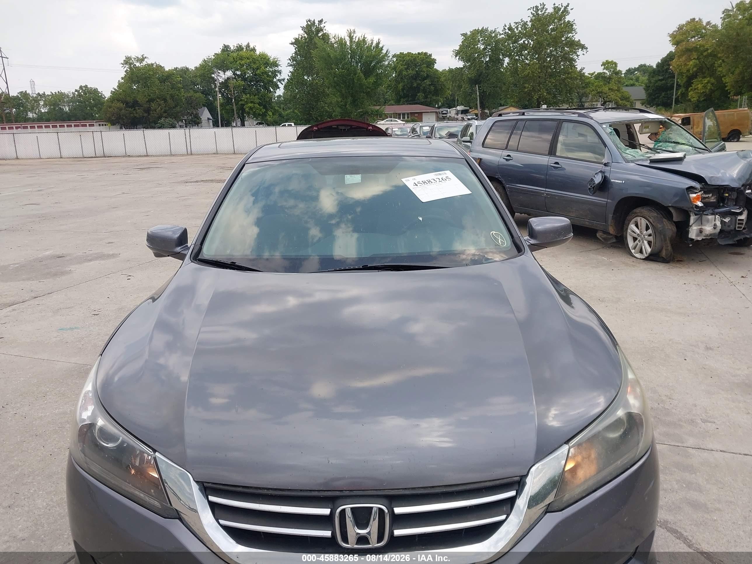 2015 Honda Accord Ex Gray vin: 1HGCR2F79FA146078