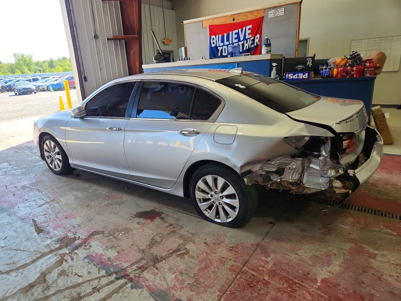 2015 Honda Accord Ex Silver vin: 1HGCR2F79FA169974