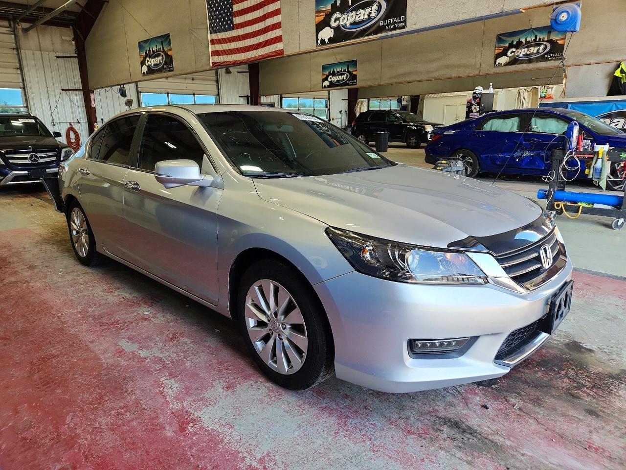 2015 Honda Accord Ex Silver vin: 1HGCR2F79FA169974