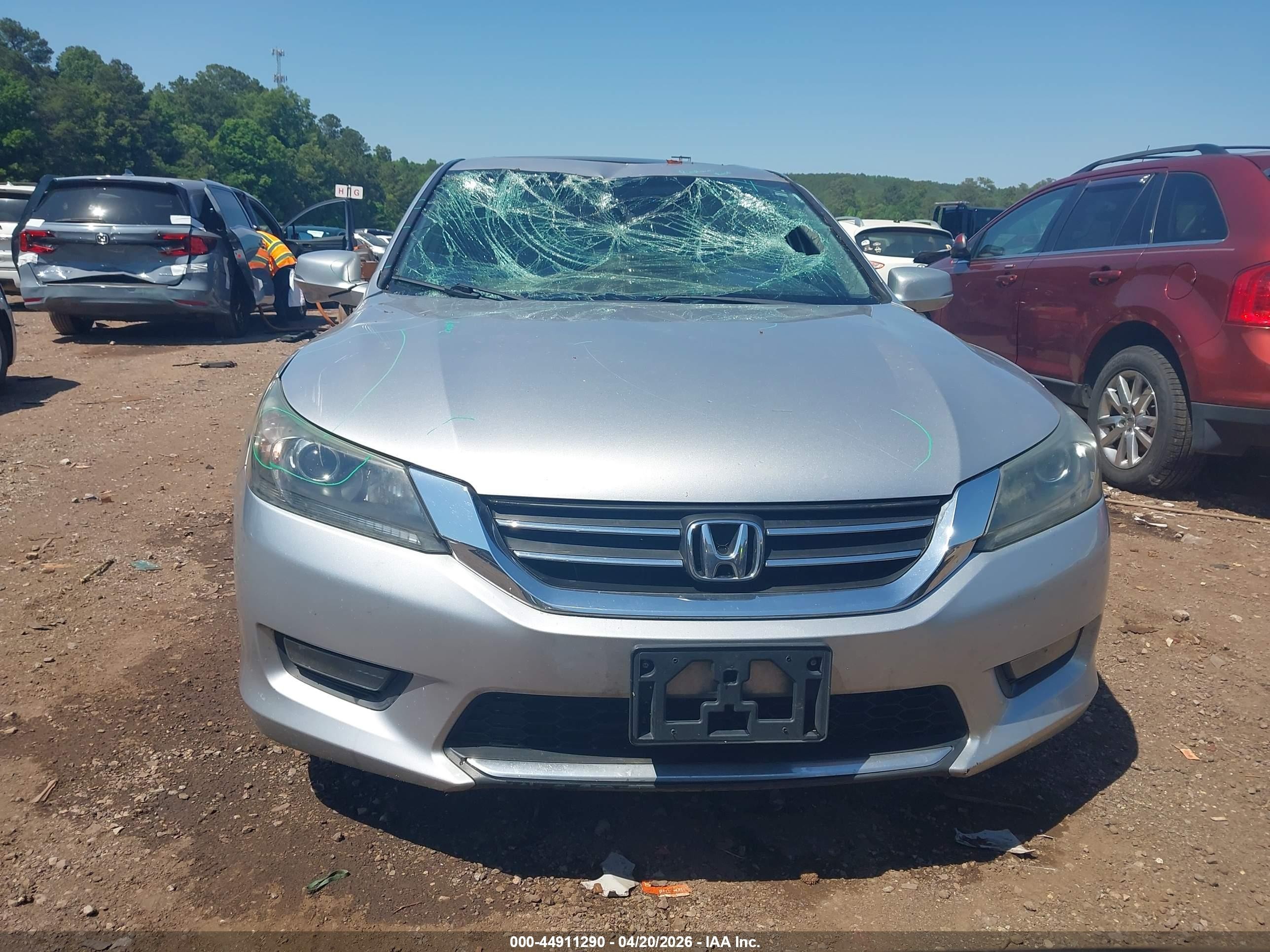 2015 Honda Accord Ex Silver vin: 1HGCR2F79FA178240