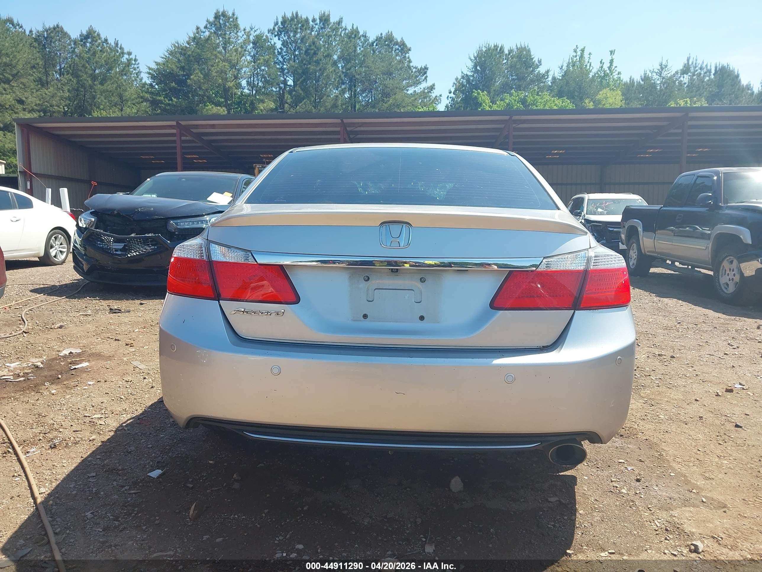 2015 Honda Accord Ex Silver vin: 1HGCR2F79FA178240