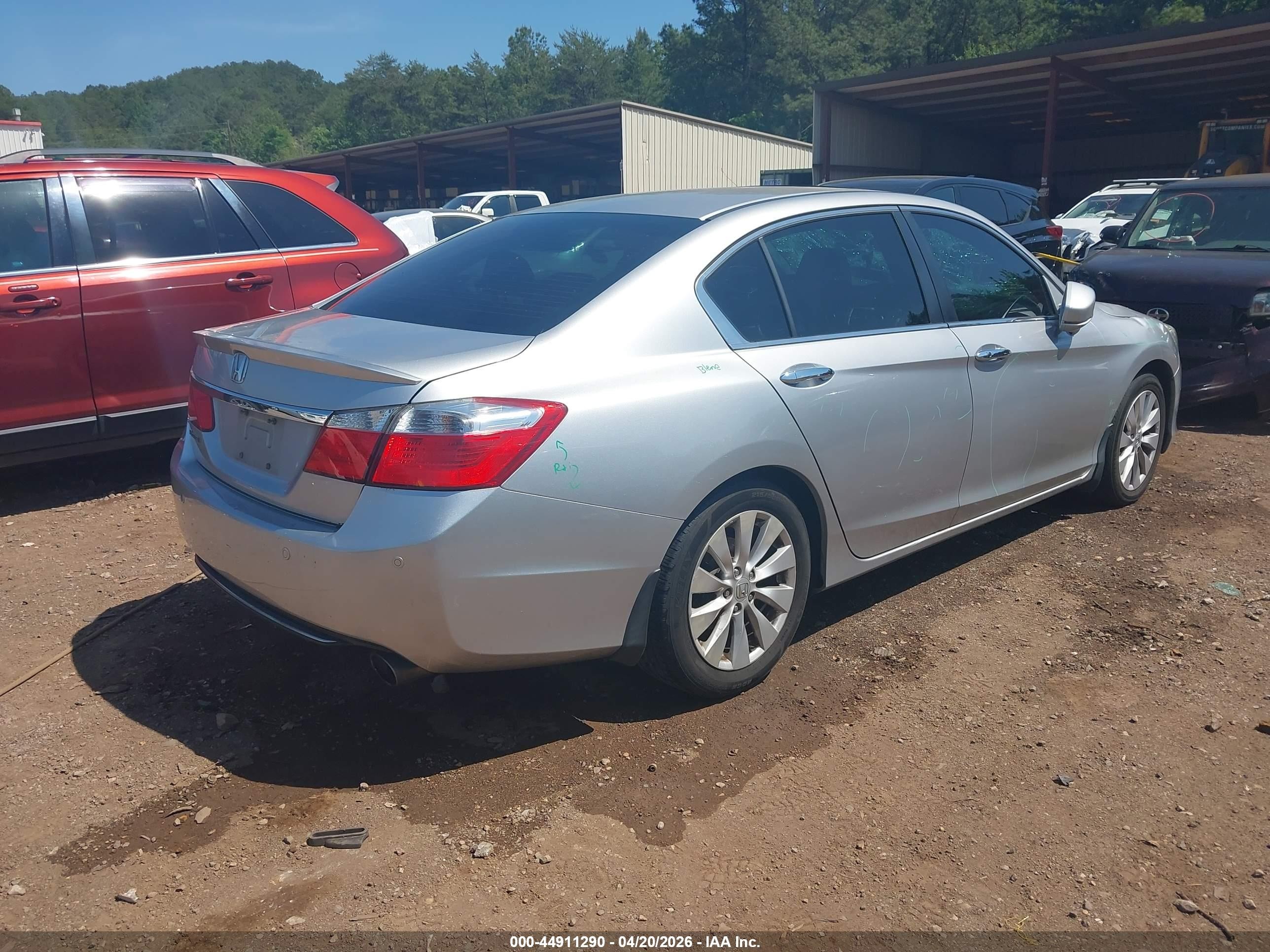 2015 Honda Accord Ex Silver vin: 1HGCR2F79FA178240