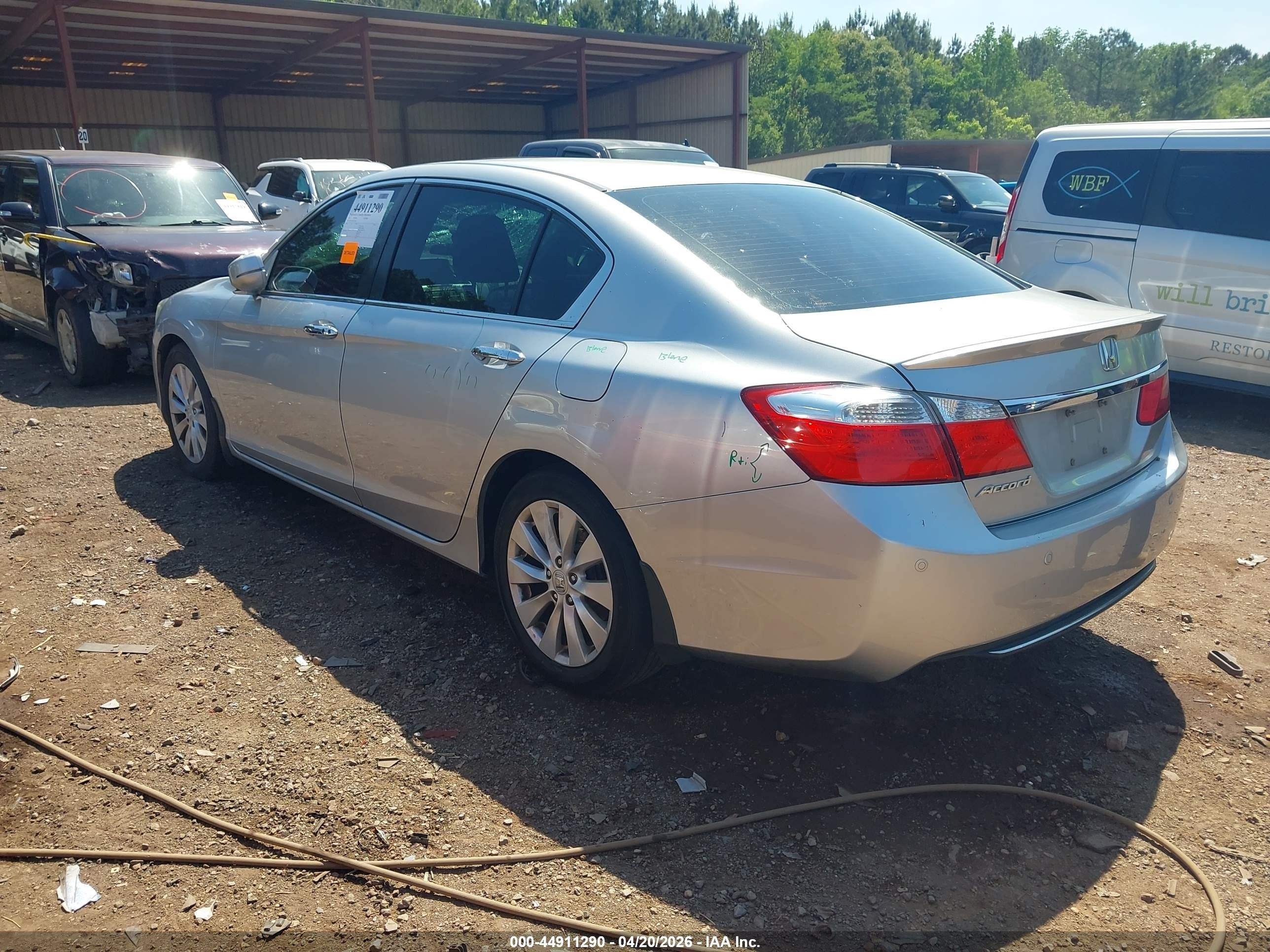 2015 Honda Accord Ex Silver vin: 1HGCR2F79FA178240