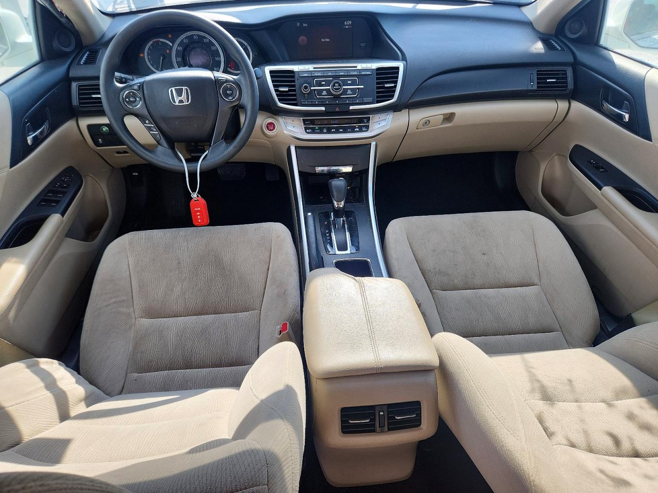 2015 Honda Accord Ex White vin: 1HGCR2F79FA213083
