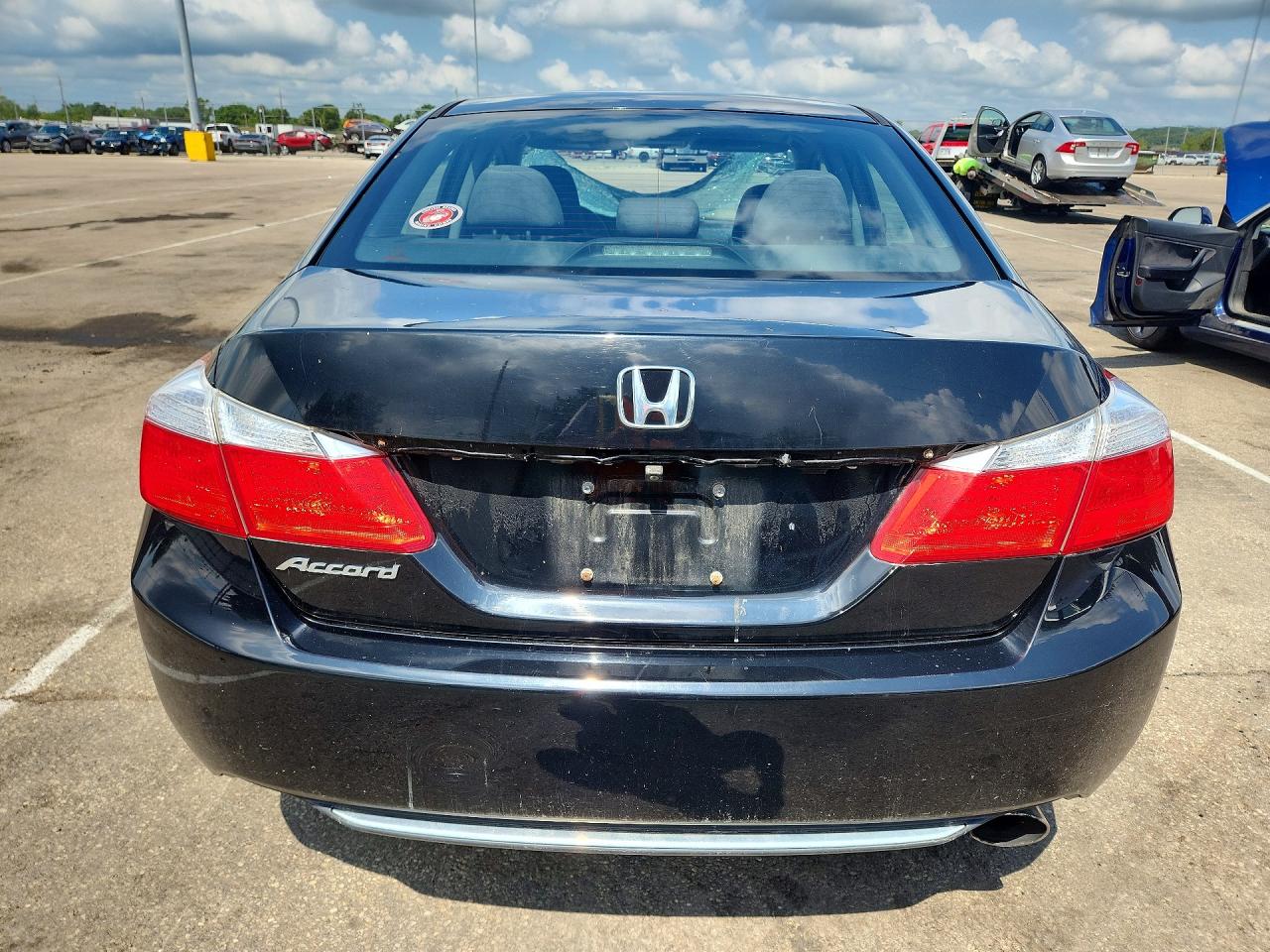2015 Honda Accord Ex Черный vin: 1HGCR2F79FA218560