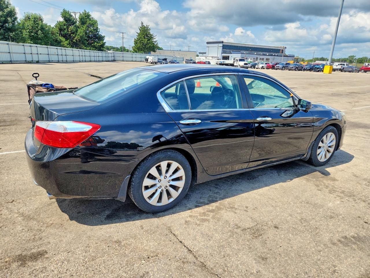 2015 Honda Accord Ex Черный vin: 1HGCR2F79FA218560