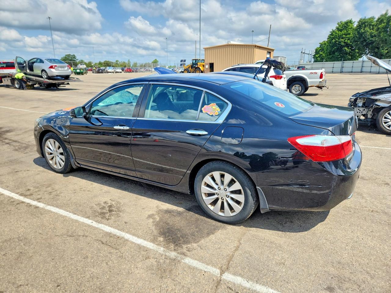 2015 Honda Accord Ex Черный vin: 1HGCR2F79FA218560