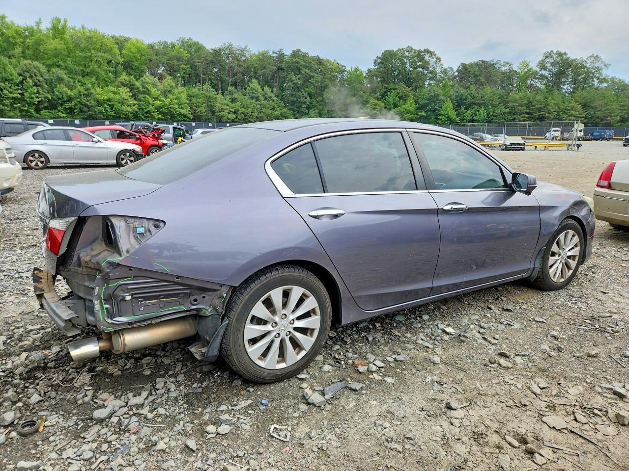 2015 Honda Accord Ex Gray vin: 1HGCR2F79FA232474
