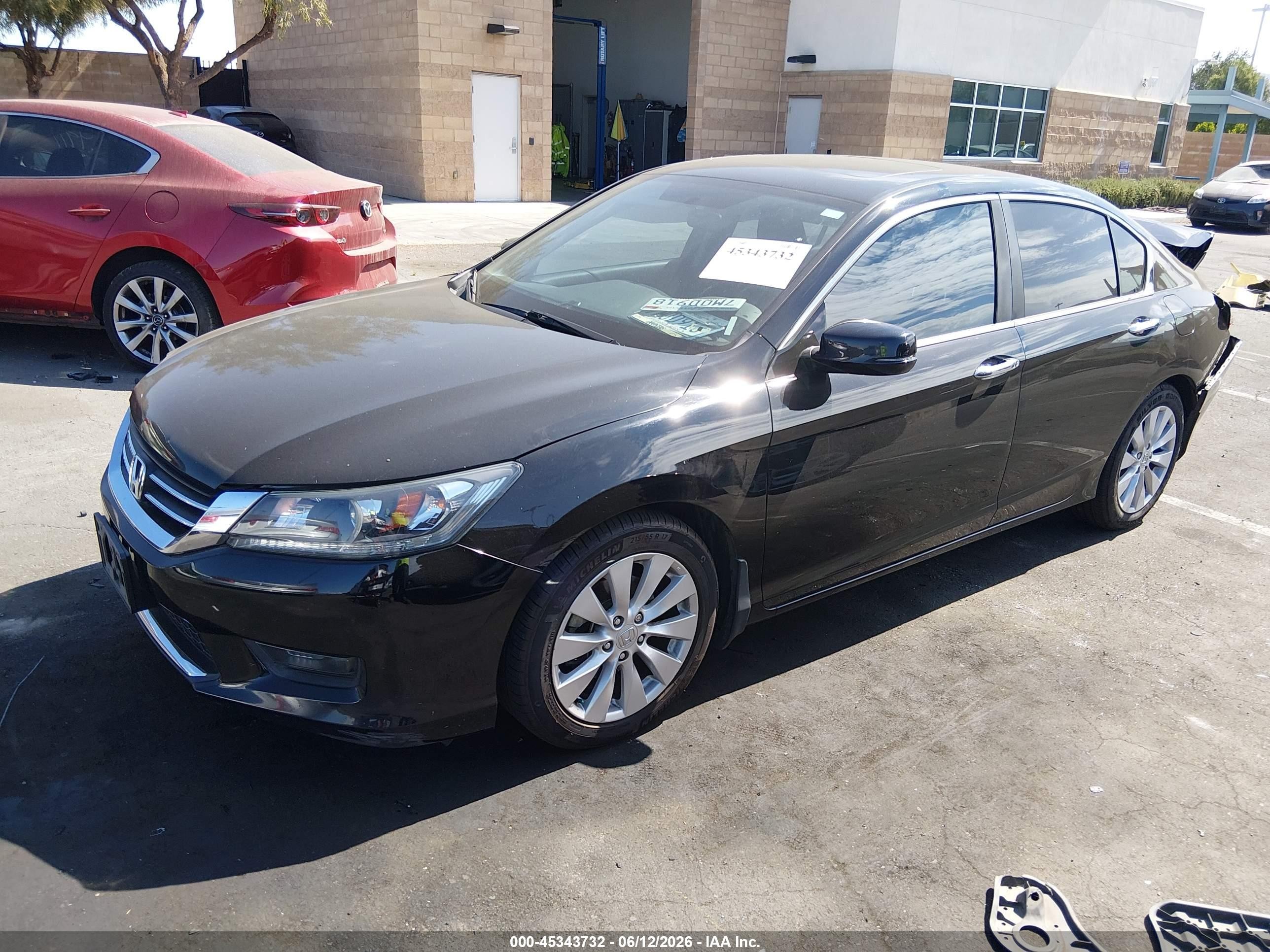 2015 Honda Accord Ex Black vin: 1HGCR2F79FA236363