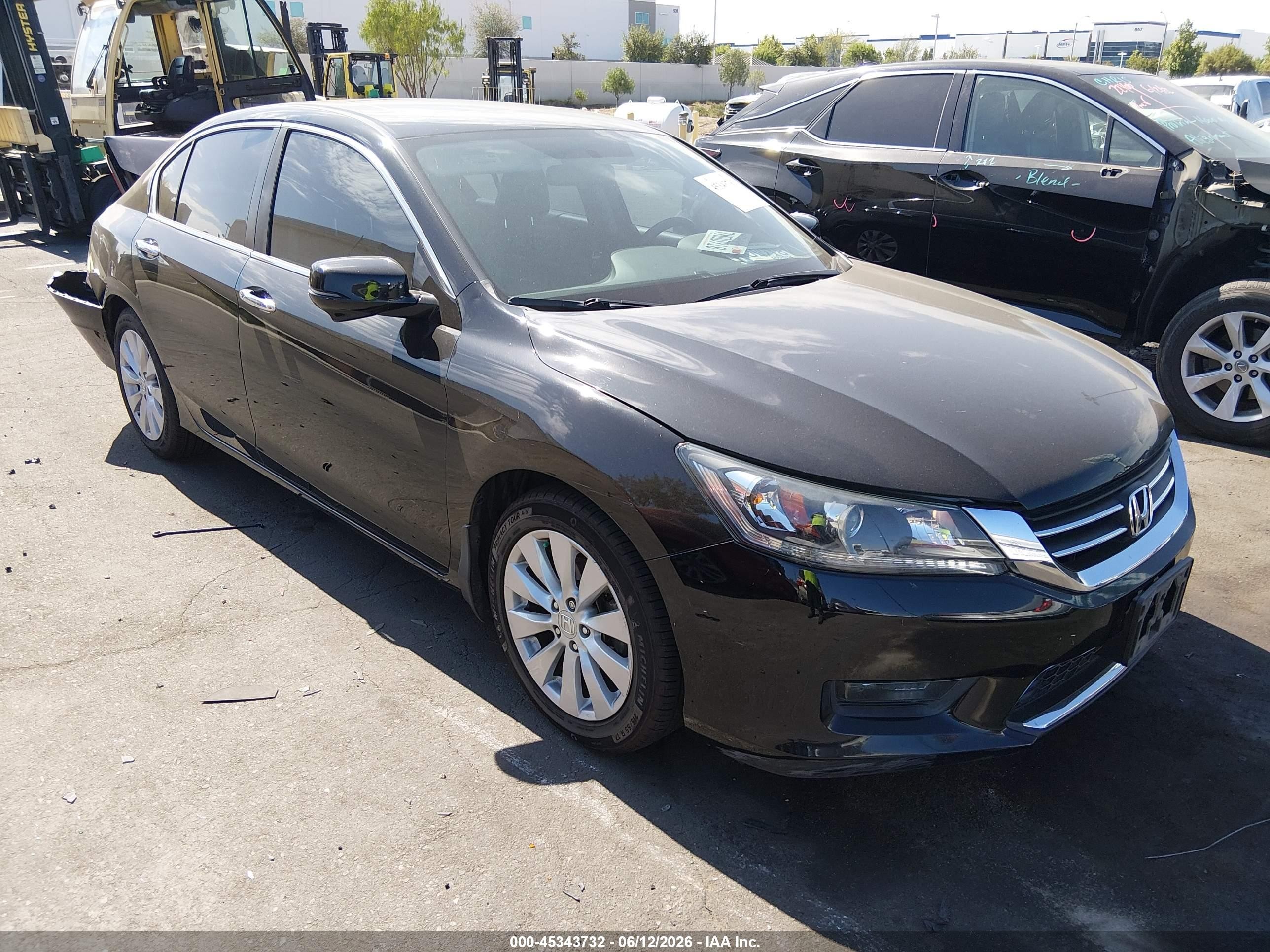 2015 Honda Accord Ex Black vin: 1HGCR2F79FA236363