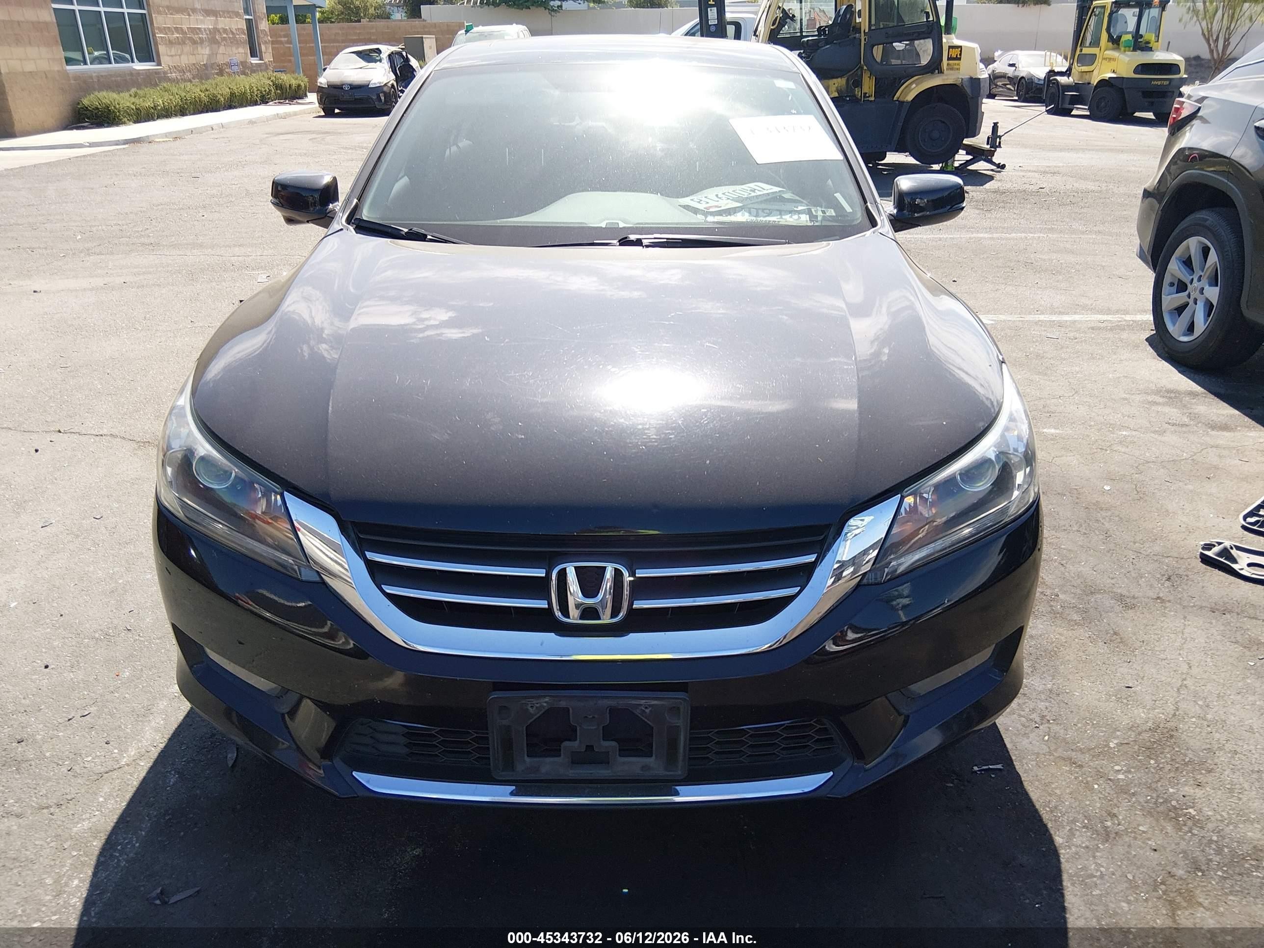 2015 Honda Accord Ex Black vin: 1HGCR2F79FA236363