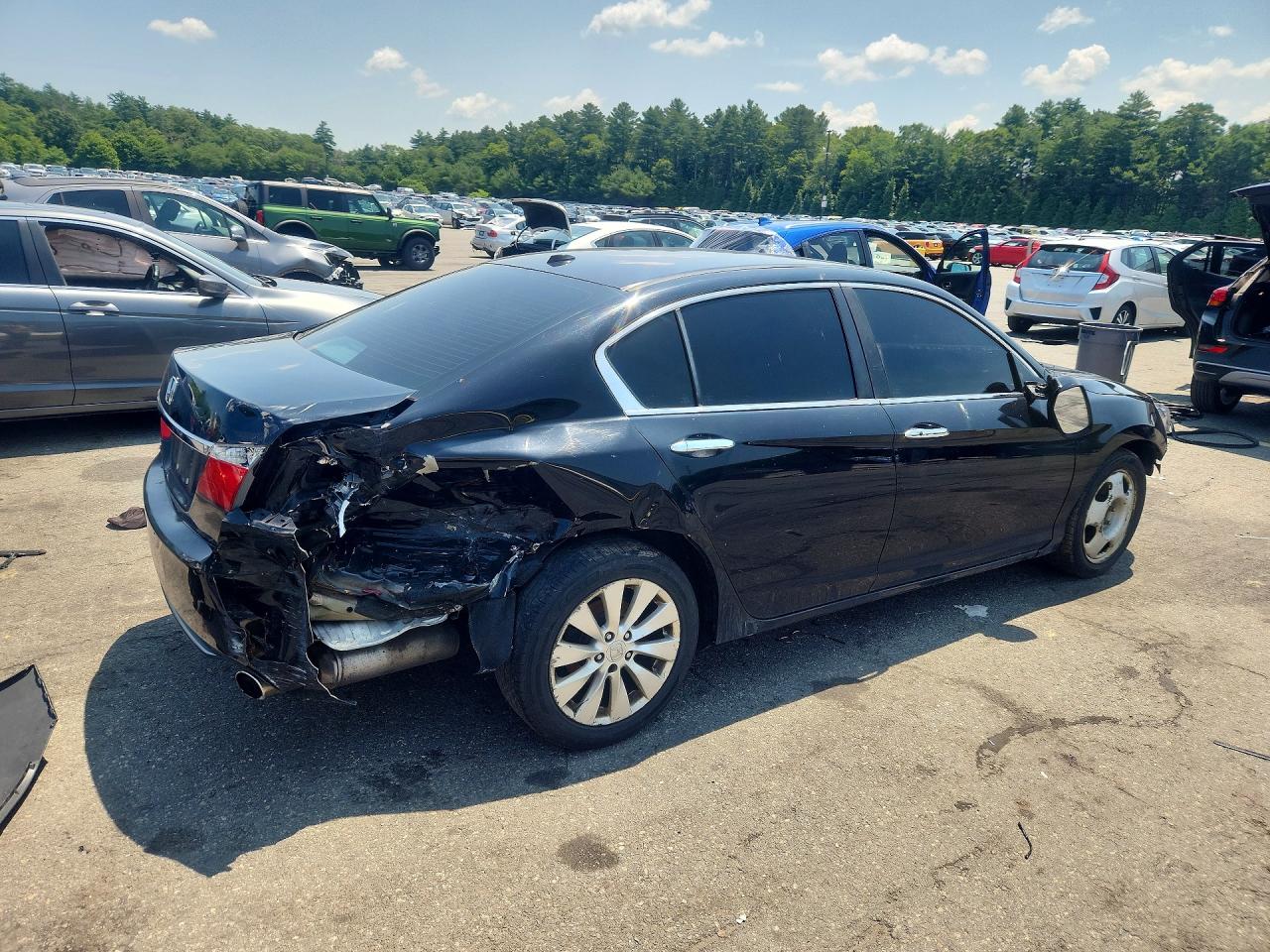 2015 Honda Accord Ex Black vin: 1HGCR2F79FA258783