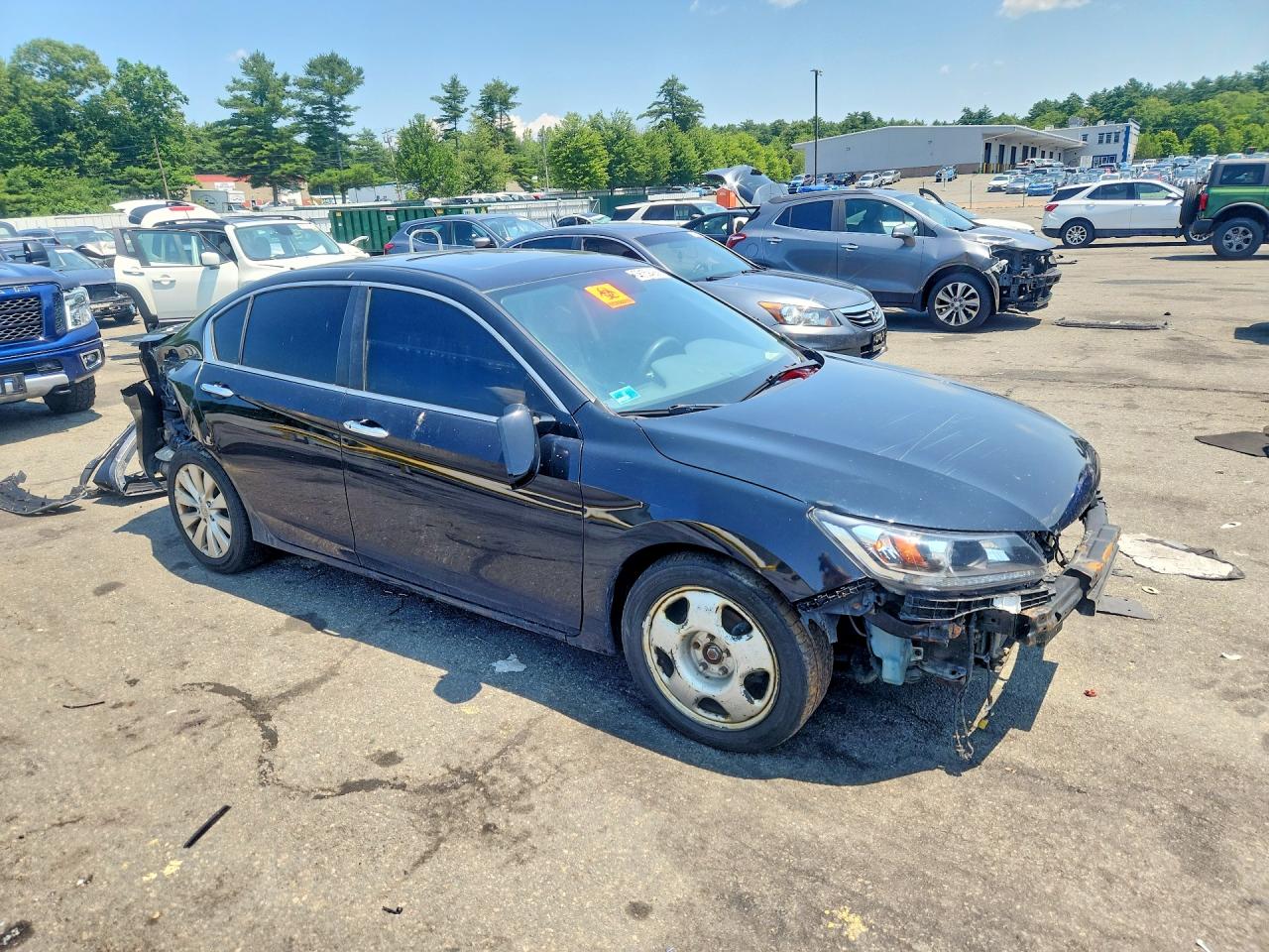 2015 Honda Accord Ex Black vin: 1HGCR2F79FA258783