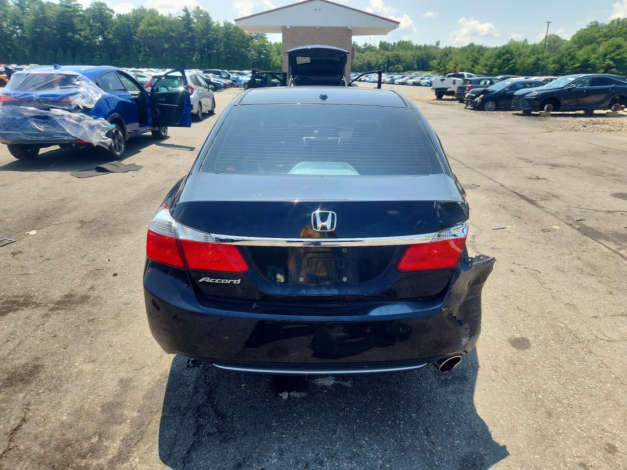 2015 Honda Accord Ex Black vin: 1HGCR2F79FA258783