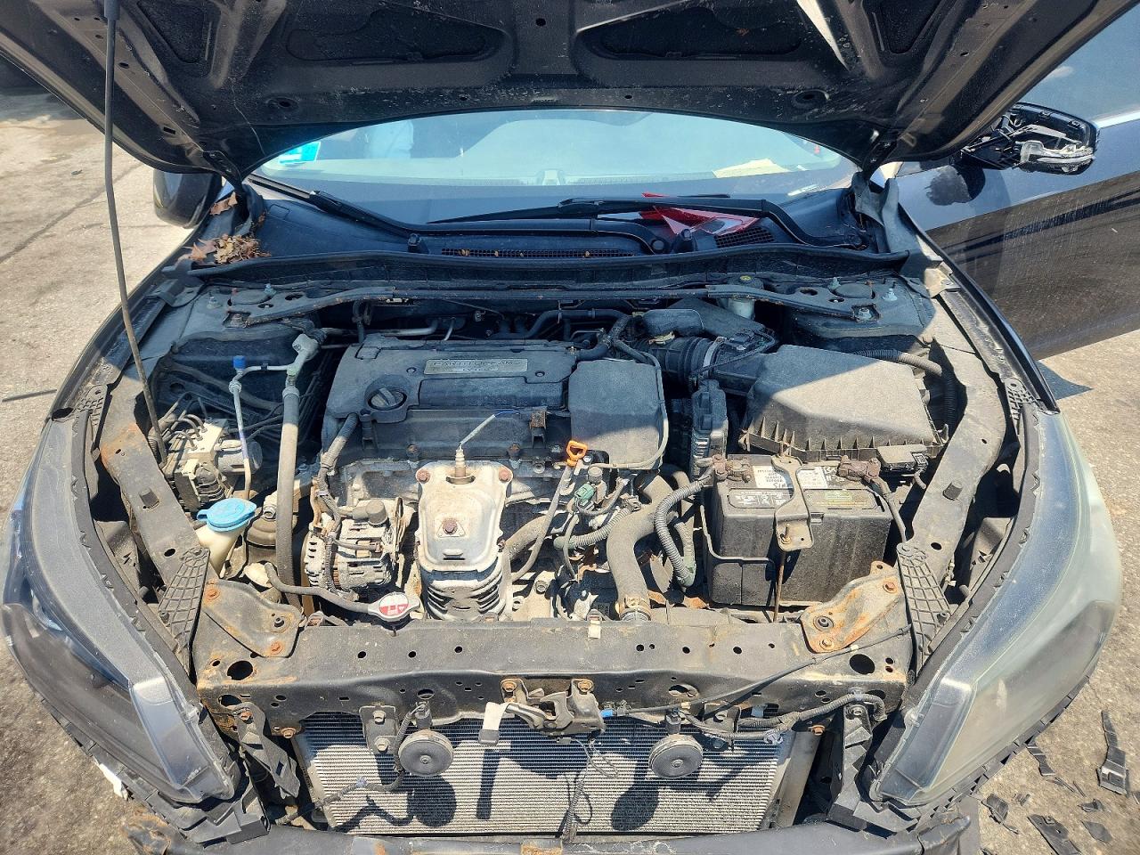2015 Honda Accord Ex Black vin: 1HGCR2F79FA258783