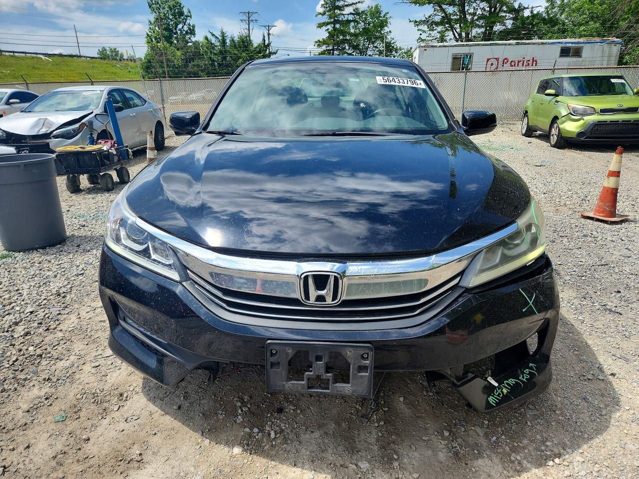 2016 Honda Accord Ex Black vin: 1HGCR2F79GA233867