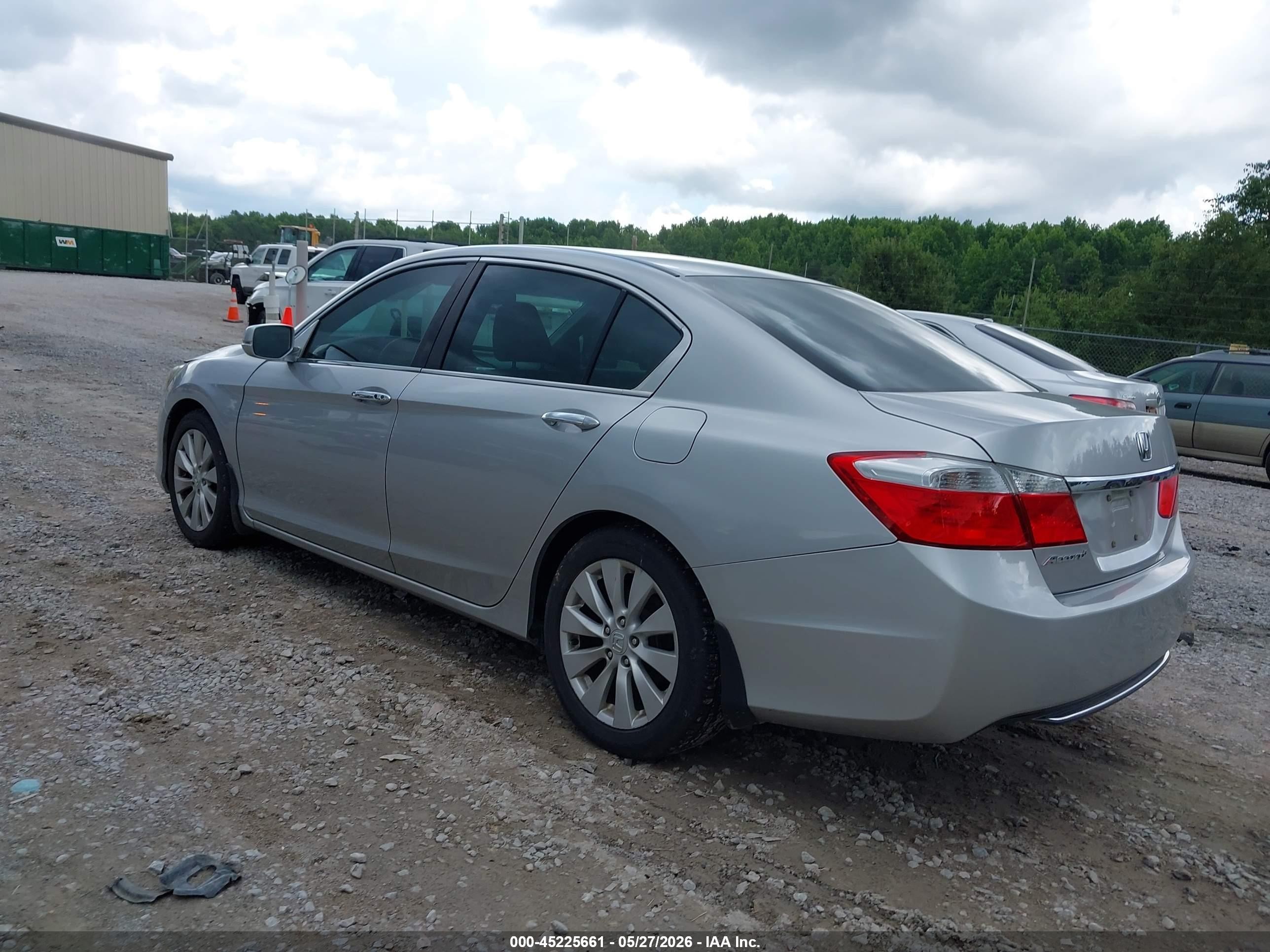 2013 Honda Accord Ex Silver vin: 1HGCR2F7XDA007381