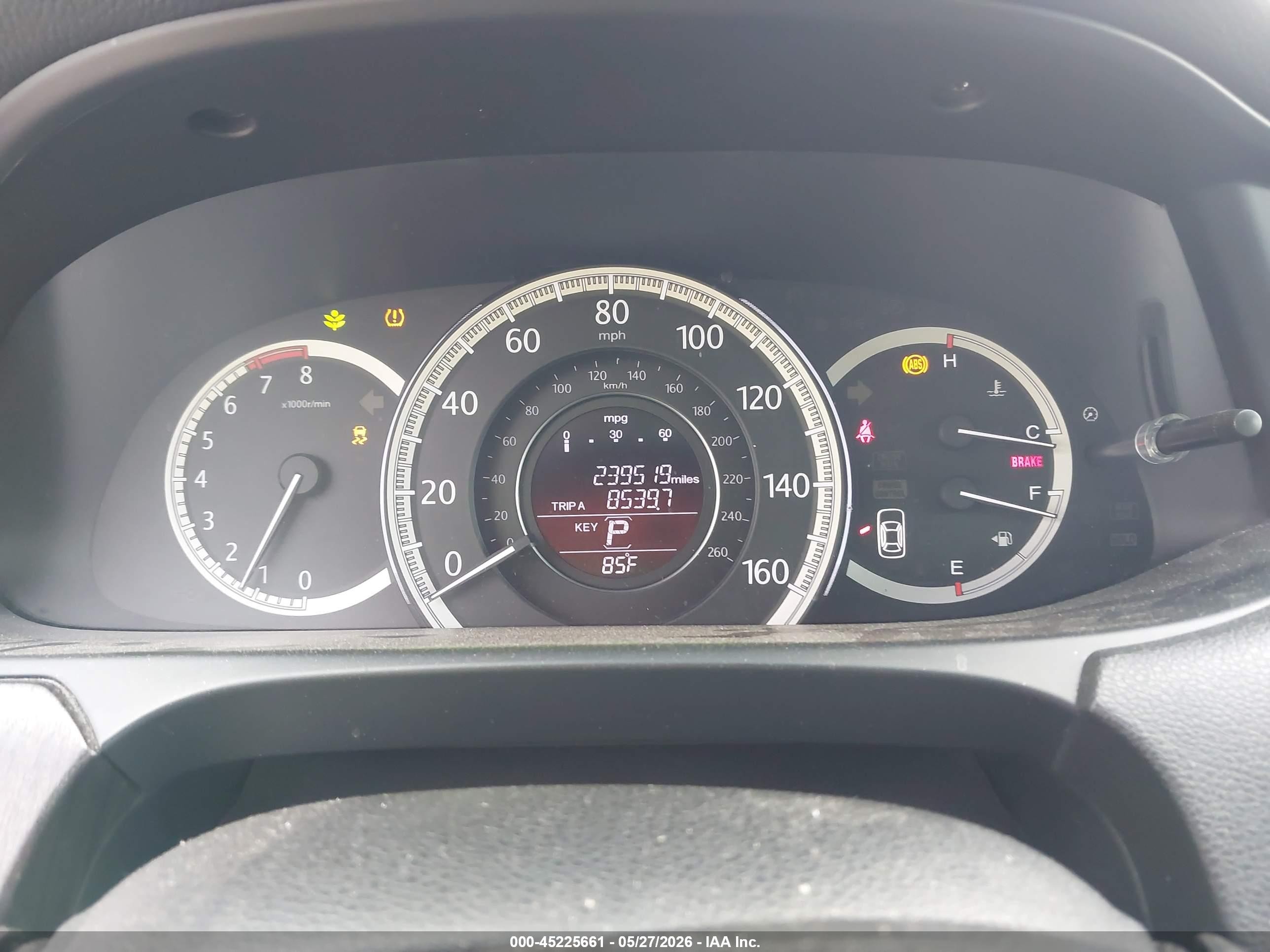 2013 Honda Accord Ex Silver vin: 1HGCR2F7XDA007381