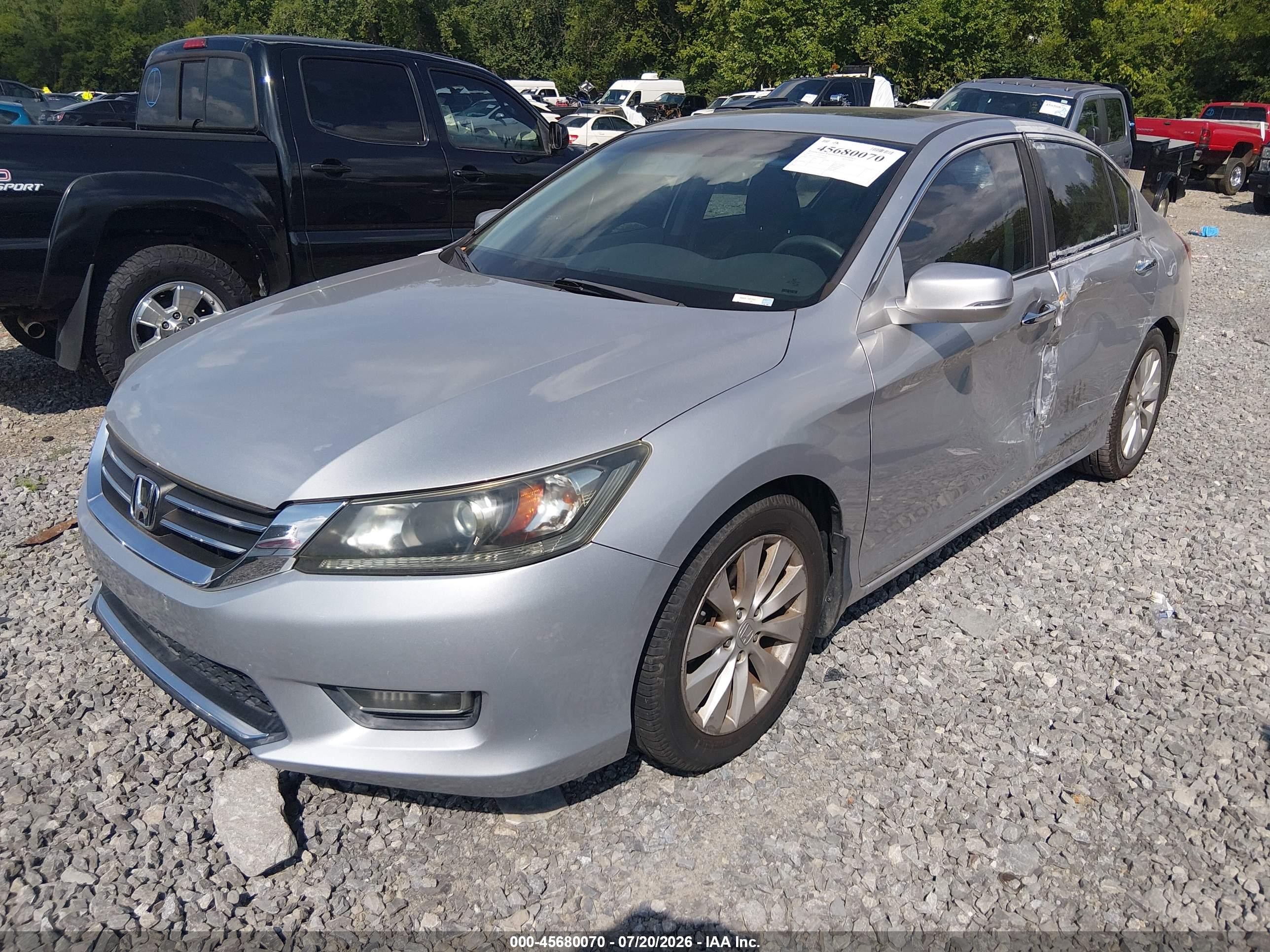 2013 Honda Accord Ex White vin: 1HGCR2F7XDA008935