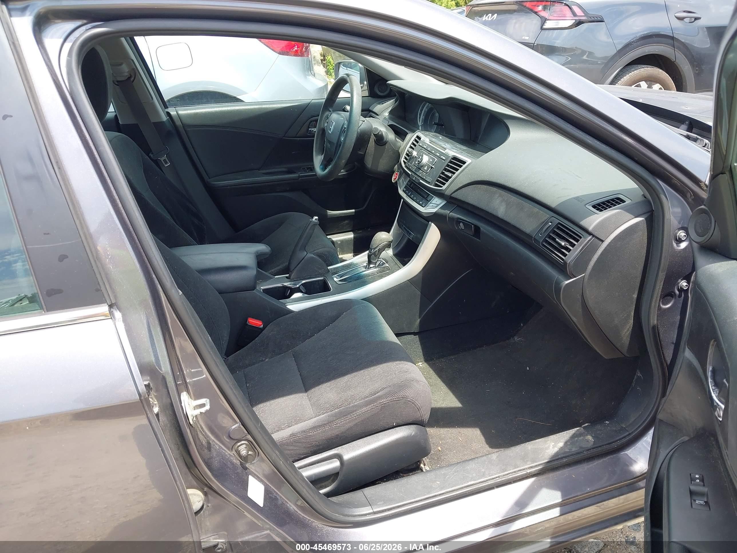 2013 Honda Accord Ex Gray vin: 1HGCR2F7XDA012807