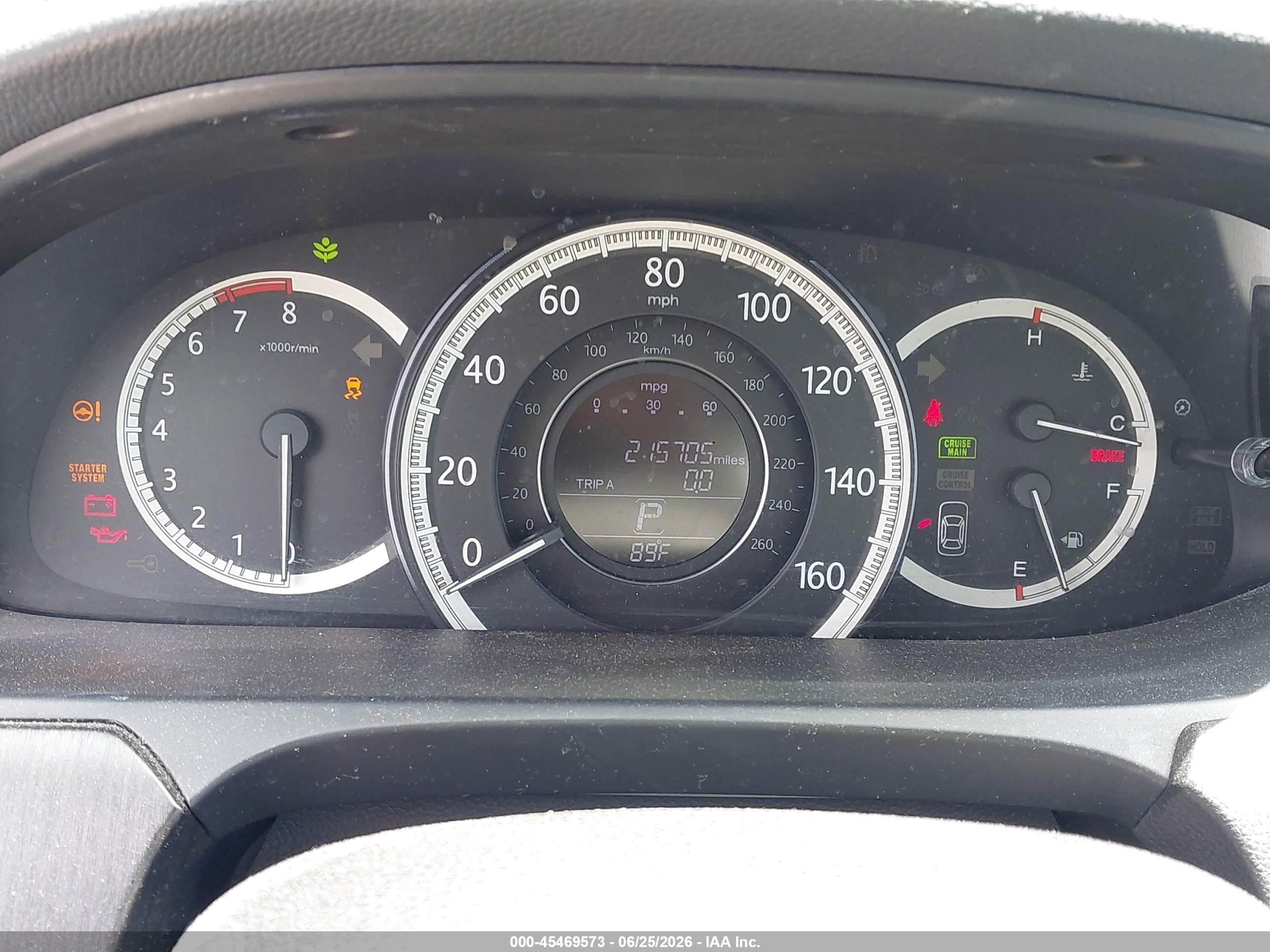 2013 Honda Accord Ex Gray vin: 1HGCR2F7XDA012807
