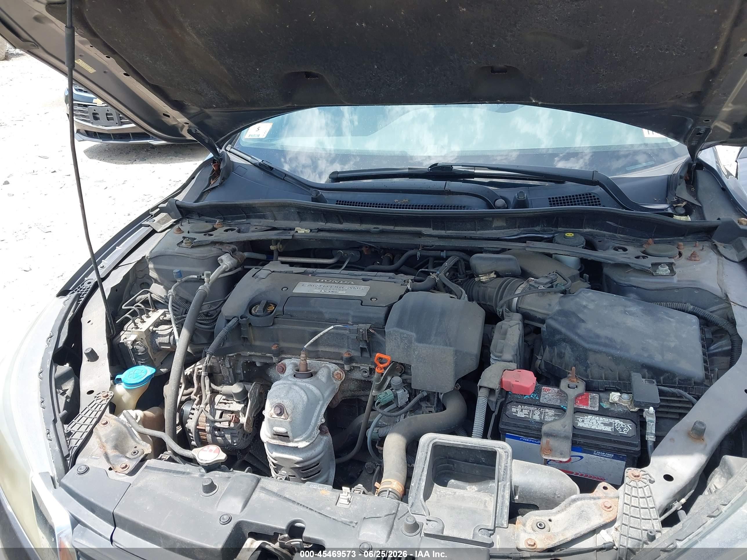 2013 Honda Accord Ex Gray vin: 1HGCR2F7XDA012807