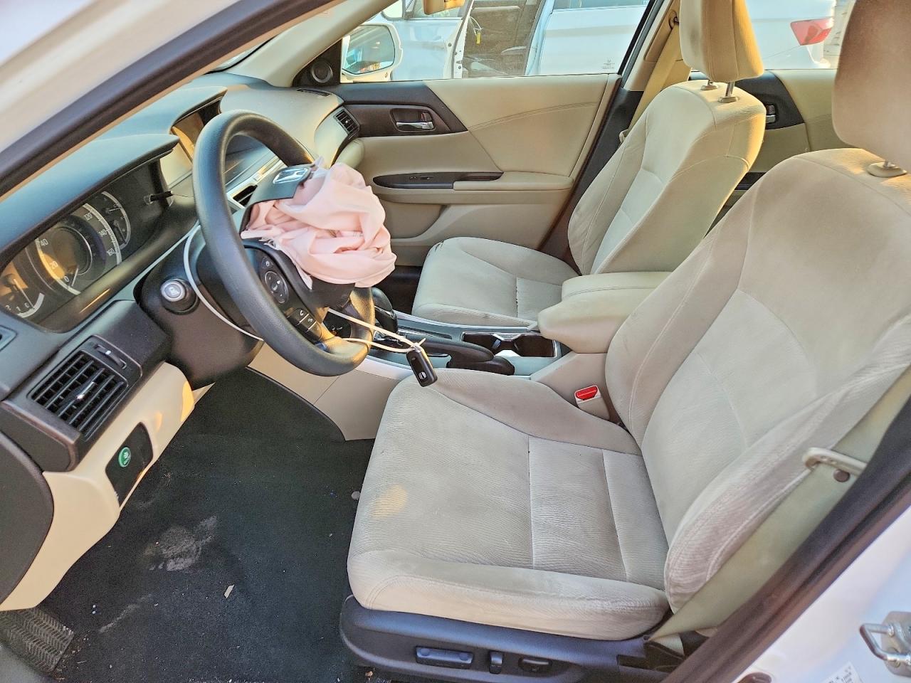 2013 Honda Accord Ex Белый vin: 1HGCR2F7XDA031177