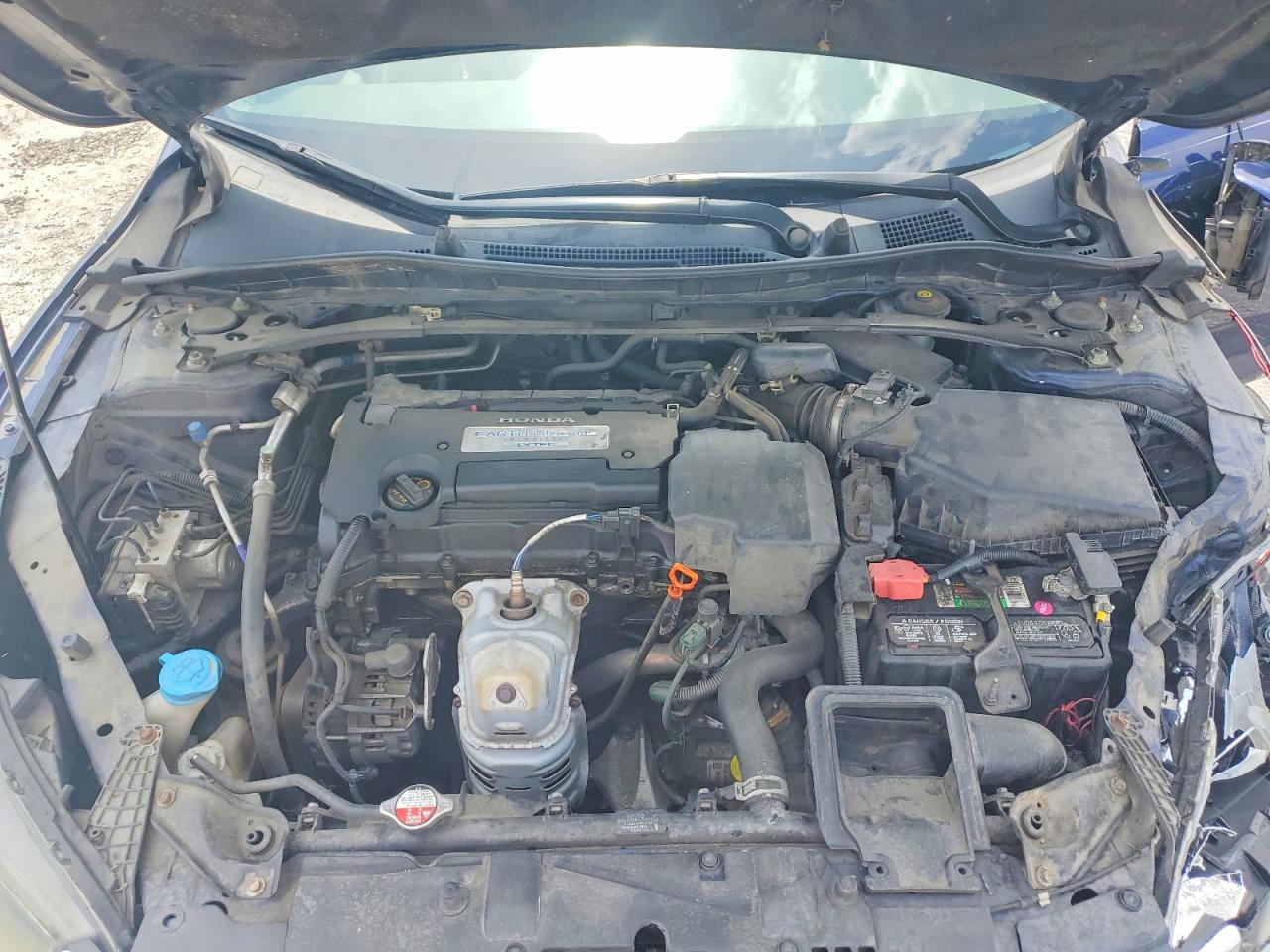 2013 Honda Accord Ex Blue vin: 1HGCR2F7XDA094859
