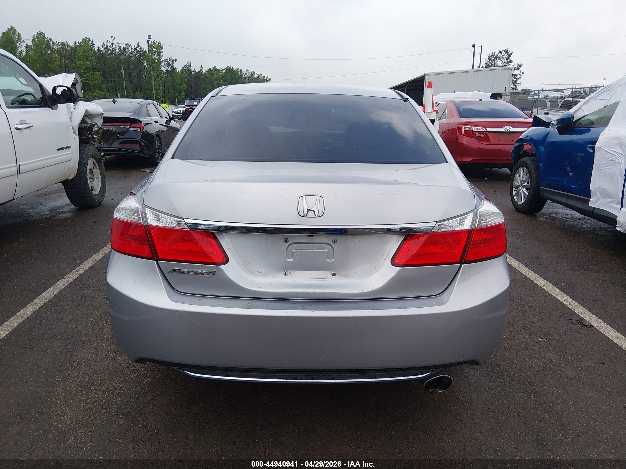 2013 Honda Accord Ex Silver vin: 1HGCR2F7XDA098720