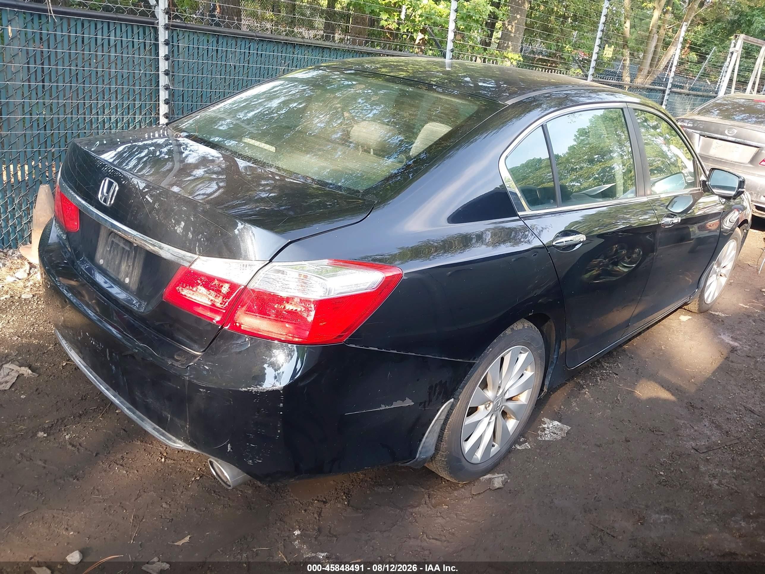 2013 Honda Accord Ex Dark Blue vin: 1HGCR2F7XDA101308