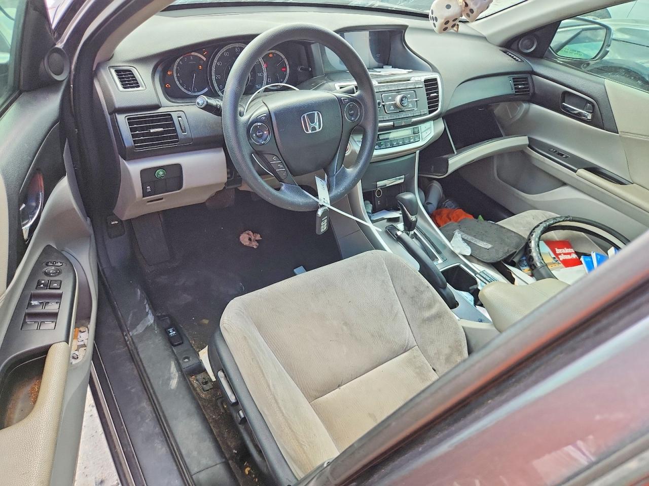 2013 Honda Accord Ex Gray vin: 1HGCR2F7XDA155319