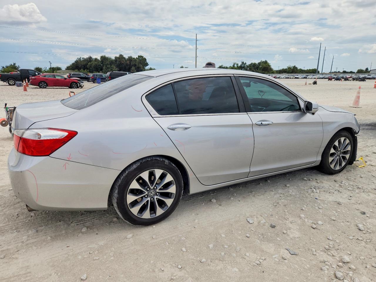 2013 Honda Accord Ex Серебряный vin: 1HGCR2F7XDA184626