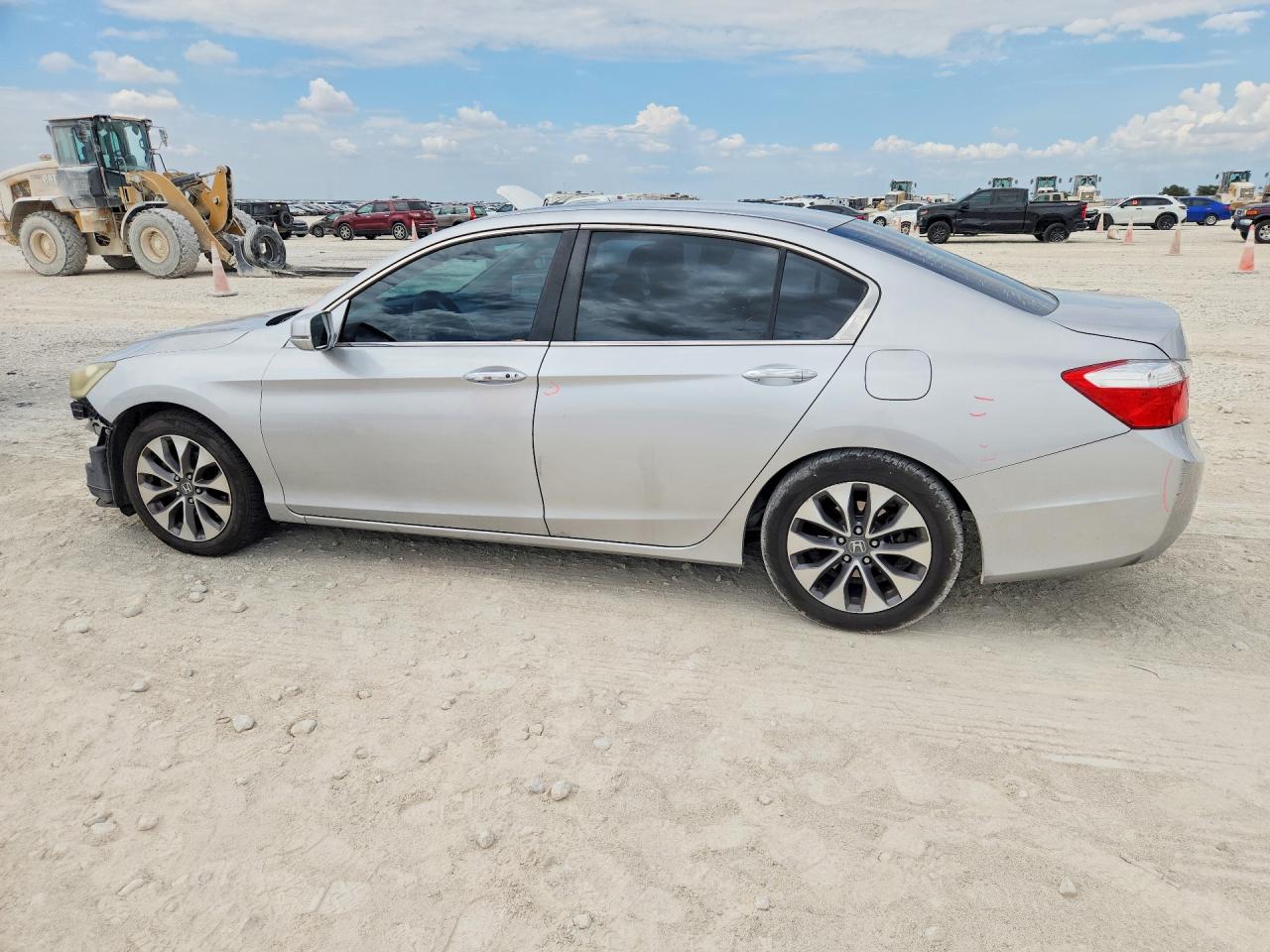 2013 Honda Accord Ex Серебряный vin: 1HGCR2F7XDA184626