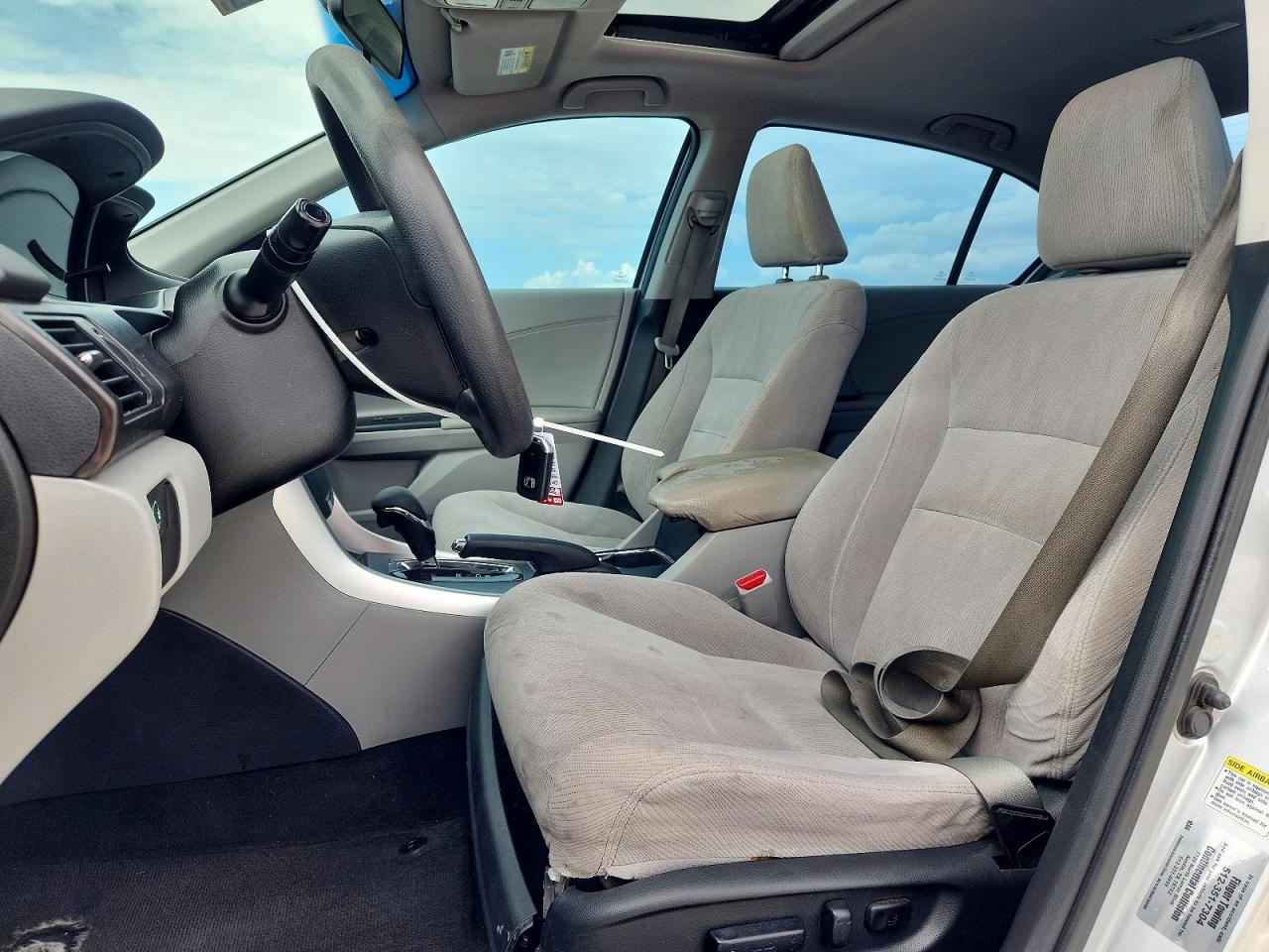 2013 Honda Accord Ex Серебряный vin: 1HGCR2F7XDA184626