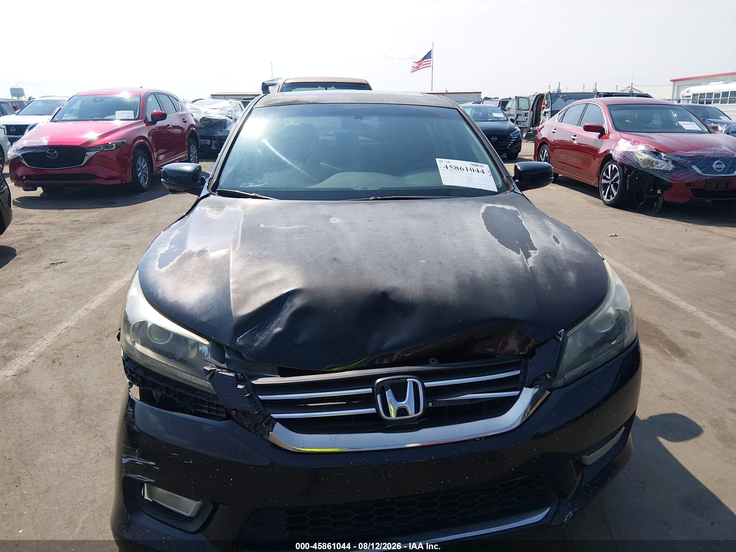 2013 Honda Accord Ex Black vin: 1HGCR2F7XDA198381