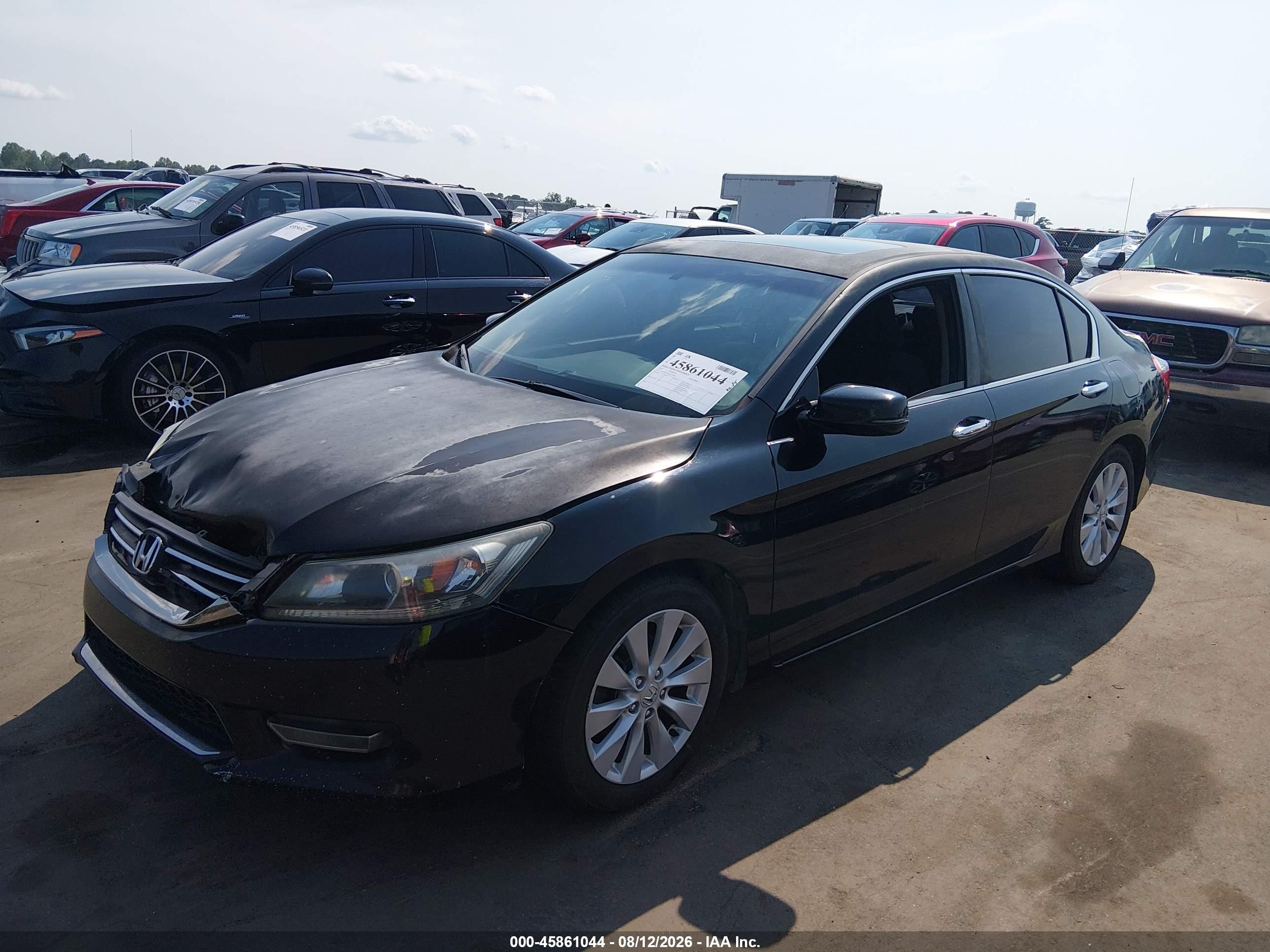 2013 Honda Accord Ex Black vin: 1HGCR2F7XDA198381