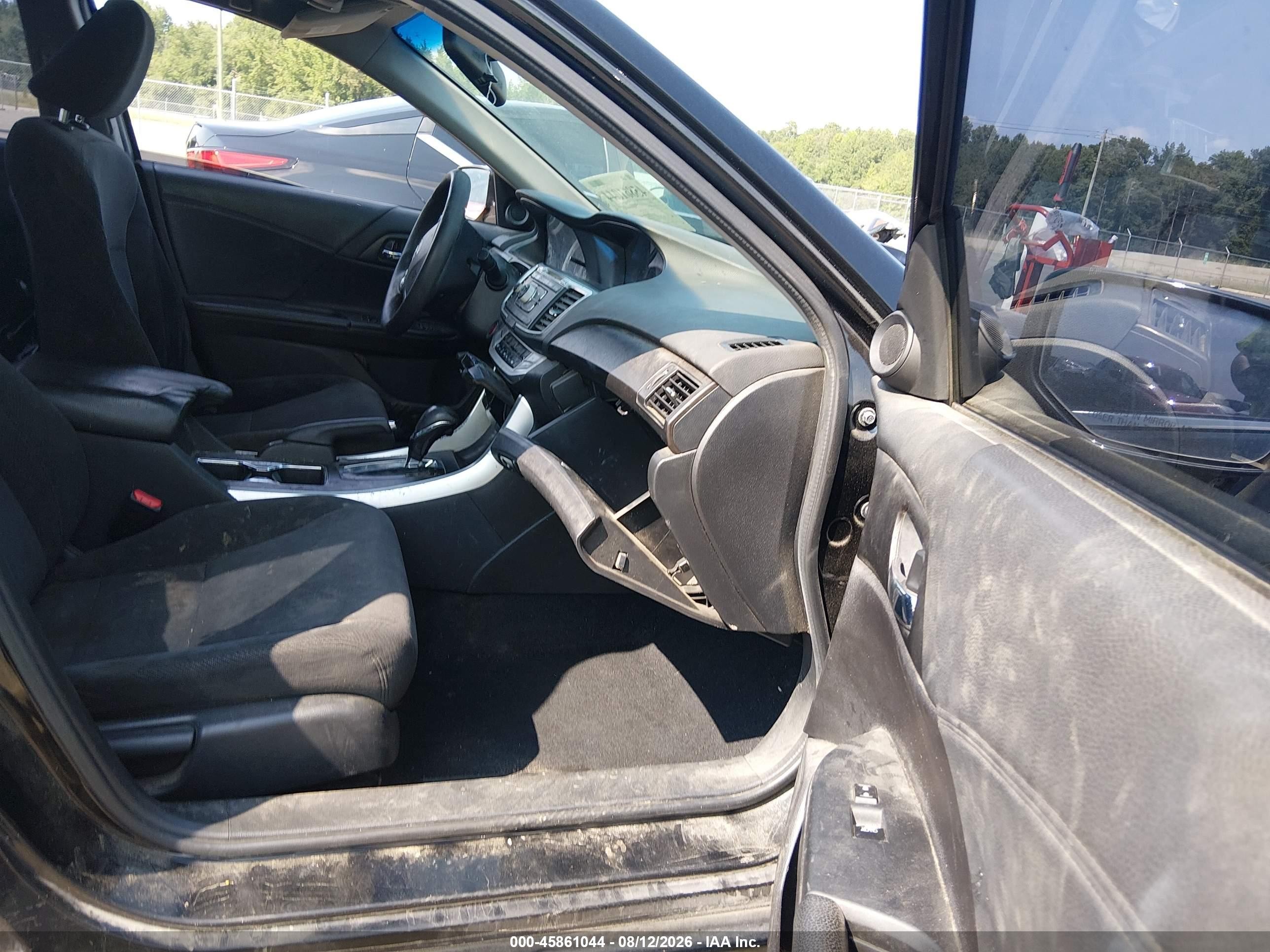 2013 Honda Accord Ex Black vin: 1HGCR2F7XDA198381