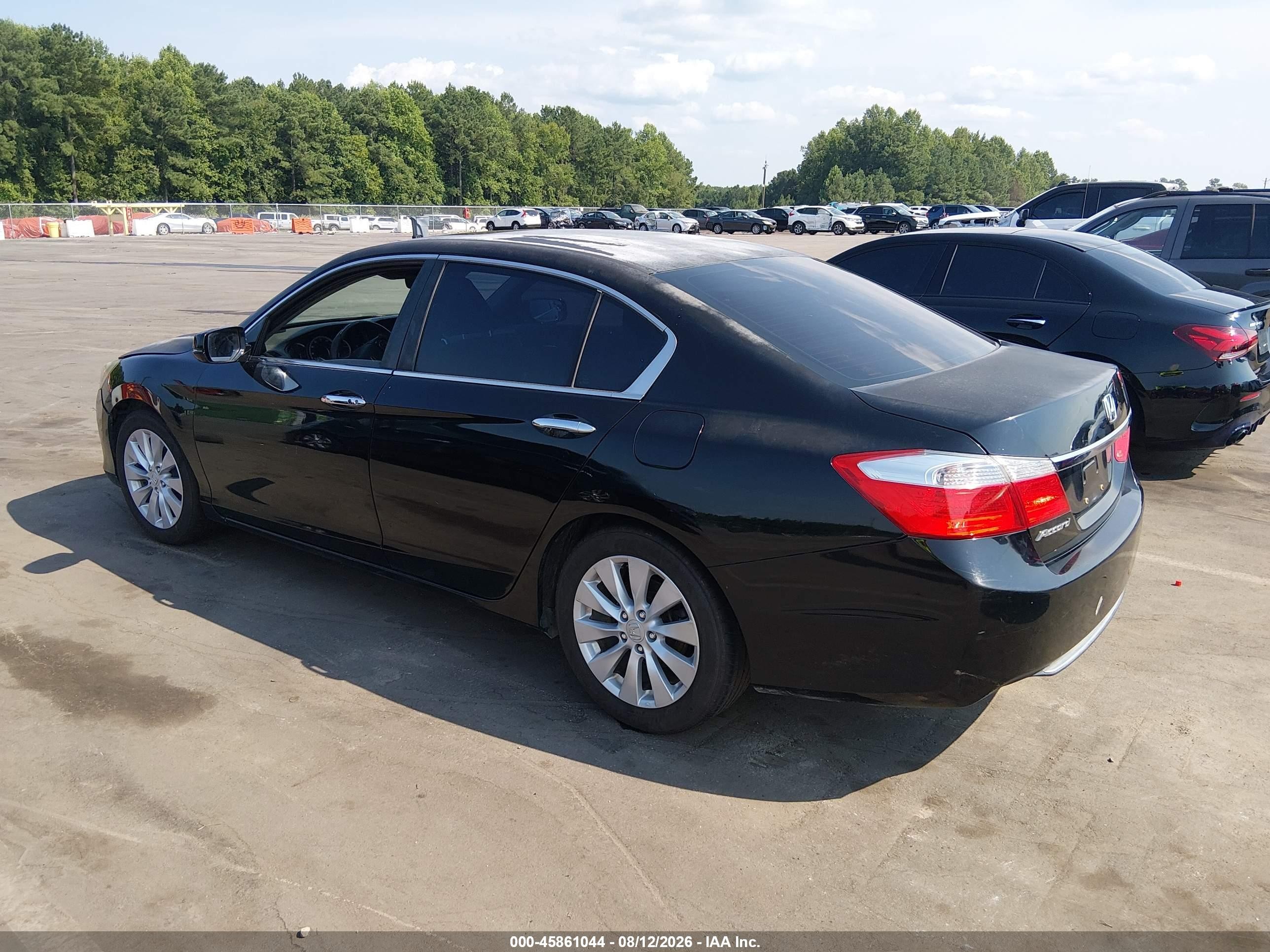2013 Honda Accord Ex Black vin: 1HGCR2F7XDA198381