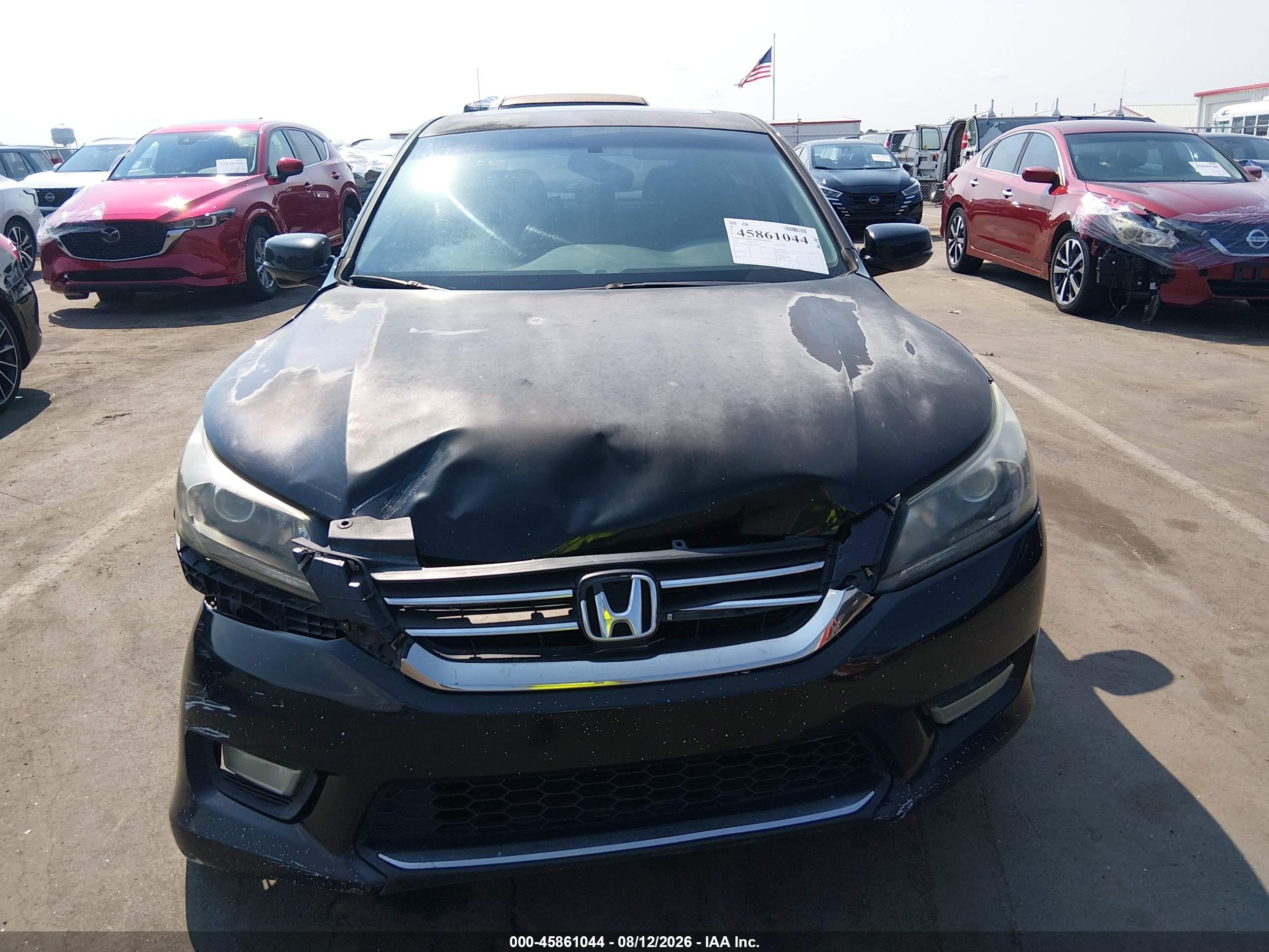2013 Honda Accord Ex Black vin: 1HGCR2F7XDA198381