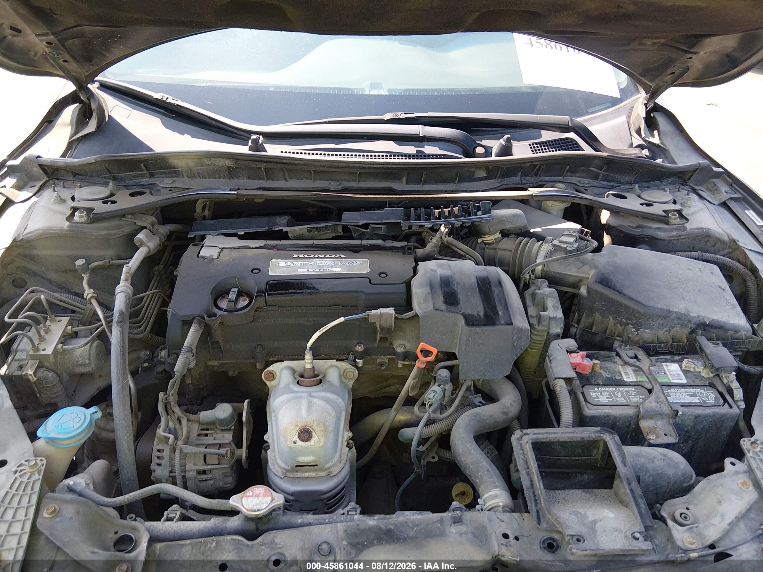 2013 Honda Accord Ex Black vin: 1HGCR2F7XDA198381